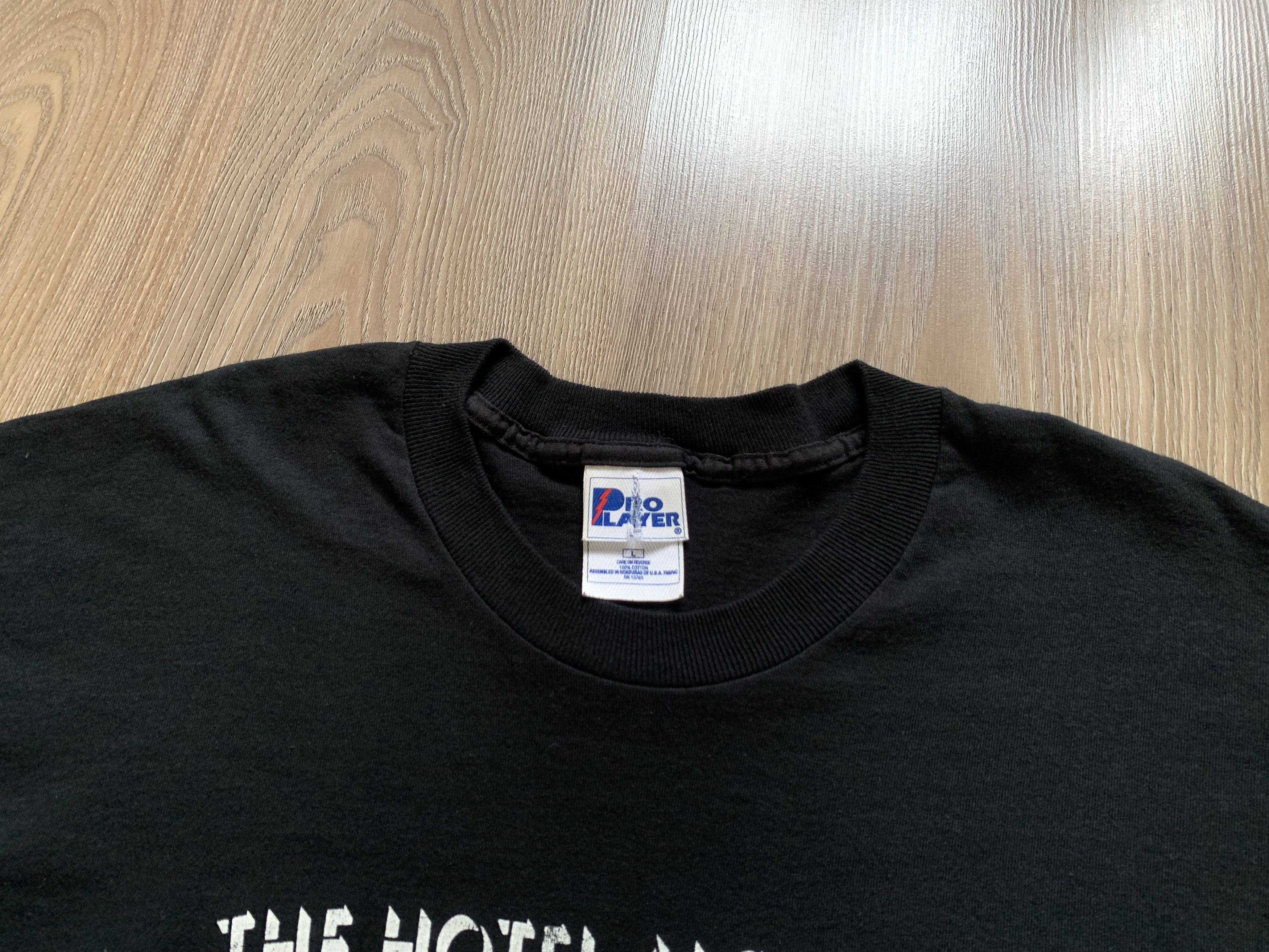 Pro Player Vintage Hotel Alcatraz Single Stitch Black T-Shirt Size US L / EU 52-54 / 3 - 4 Thumbnail