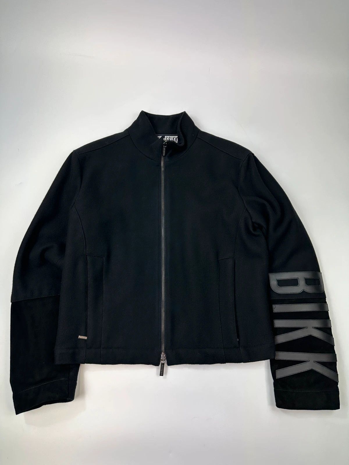 Dirk Bikkembergs Dirk Bikkembergs 00’s Black Wool & Leather Jacket Size US M / EU 48-50 / 2 - 1 Thumbnail