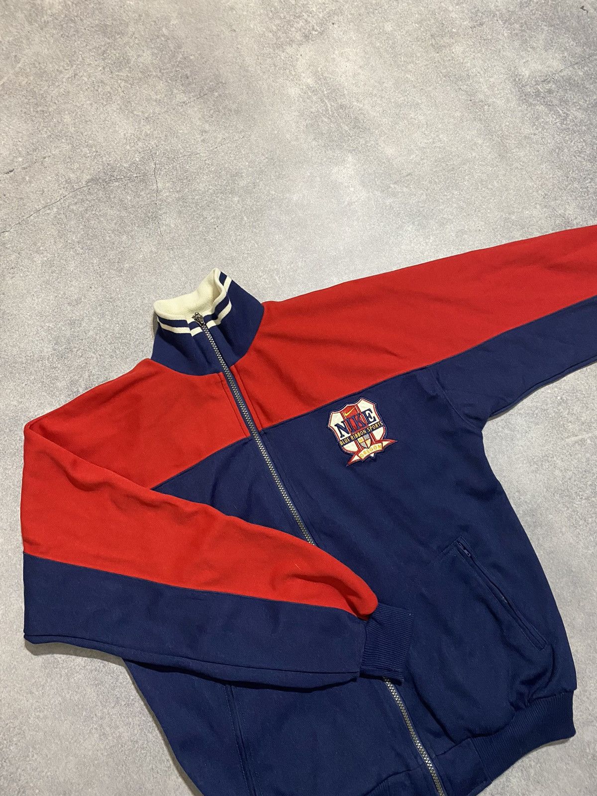 Nike × Vintage Vintage 80s Nike Blue Ribbon Sports Oregon Track Jacket Size US M / EU 48-50 / 2 - 6 Thumbnail