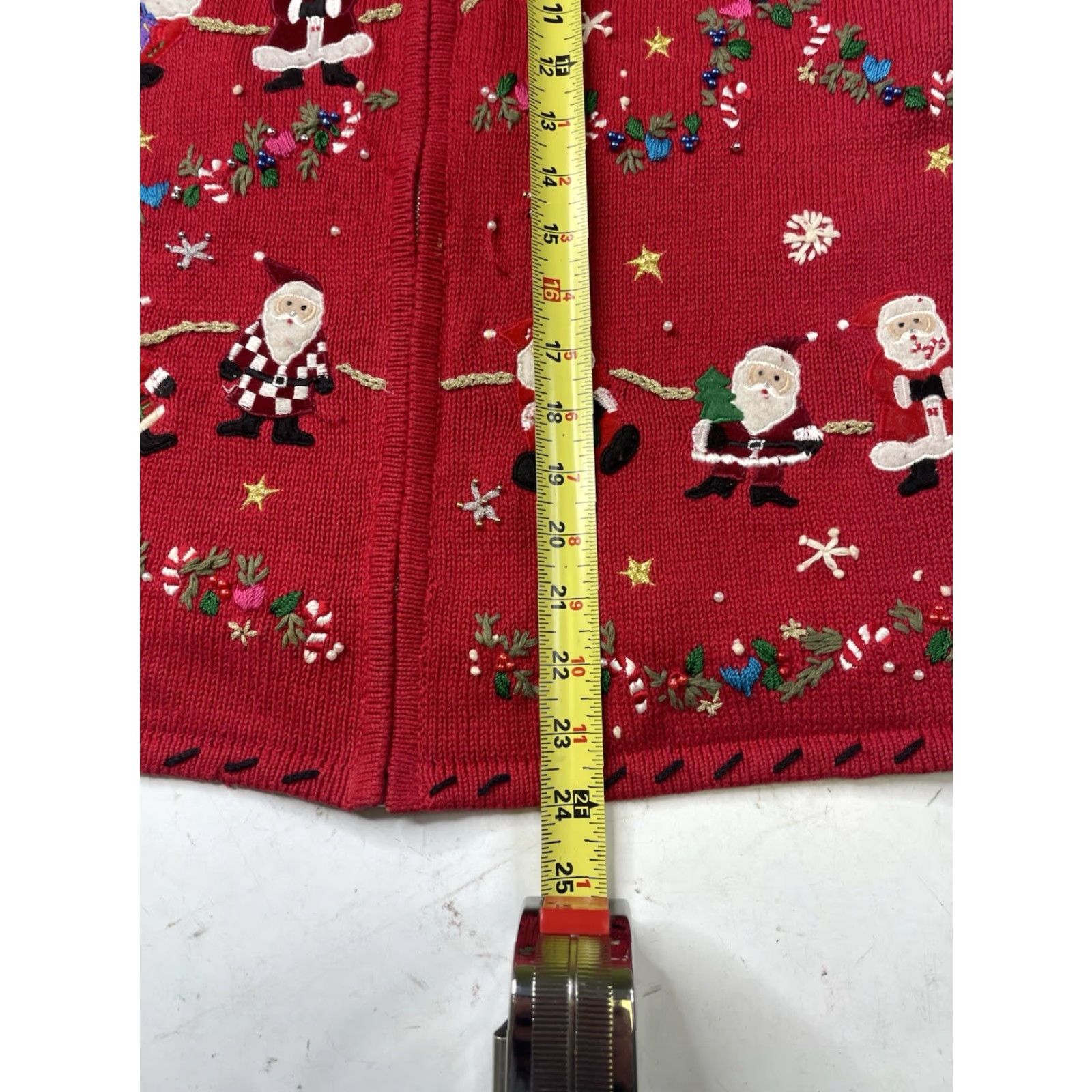 Vintage VINTAGE Ugly Designer Originals Studio Womens Christmas Vest Knit Womens Large Size L / US 10 / IT 46 - 5 Thumbnail