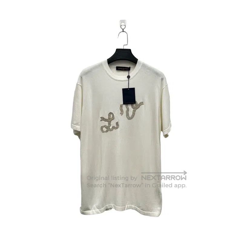 Louis Vuitton Louis Vuitton White snake year limited letter knit short s Size US XXL / EU 58 / 5 - 3 Thumbnail