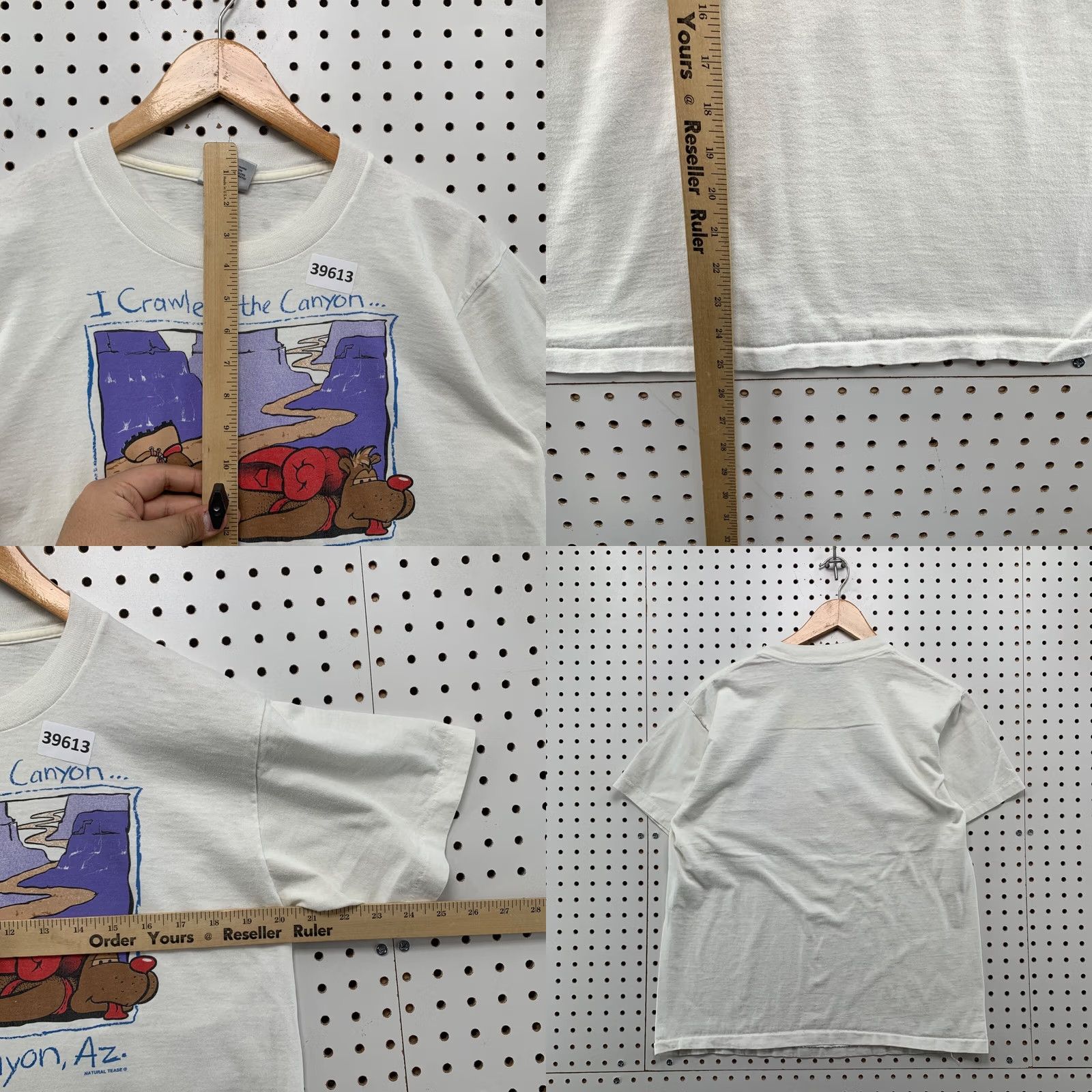 Vintage VINTAGE Grand Canyon Funny Shirt Mens M White USA 90s Single Stitch Classic Tee Size US M / EU 48-50 / 2 - 9 Thumbnail