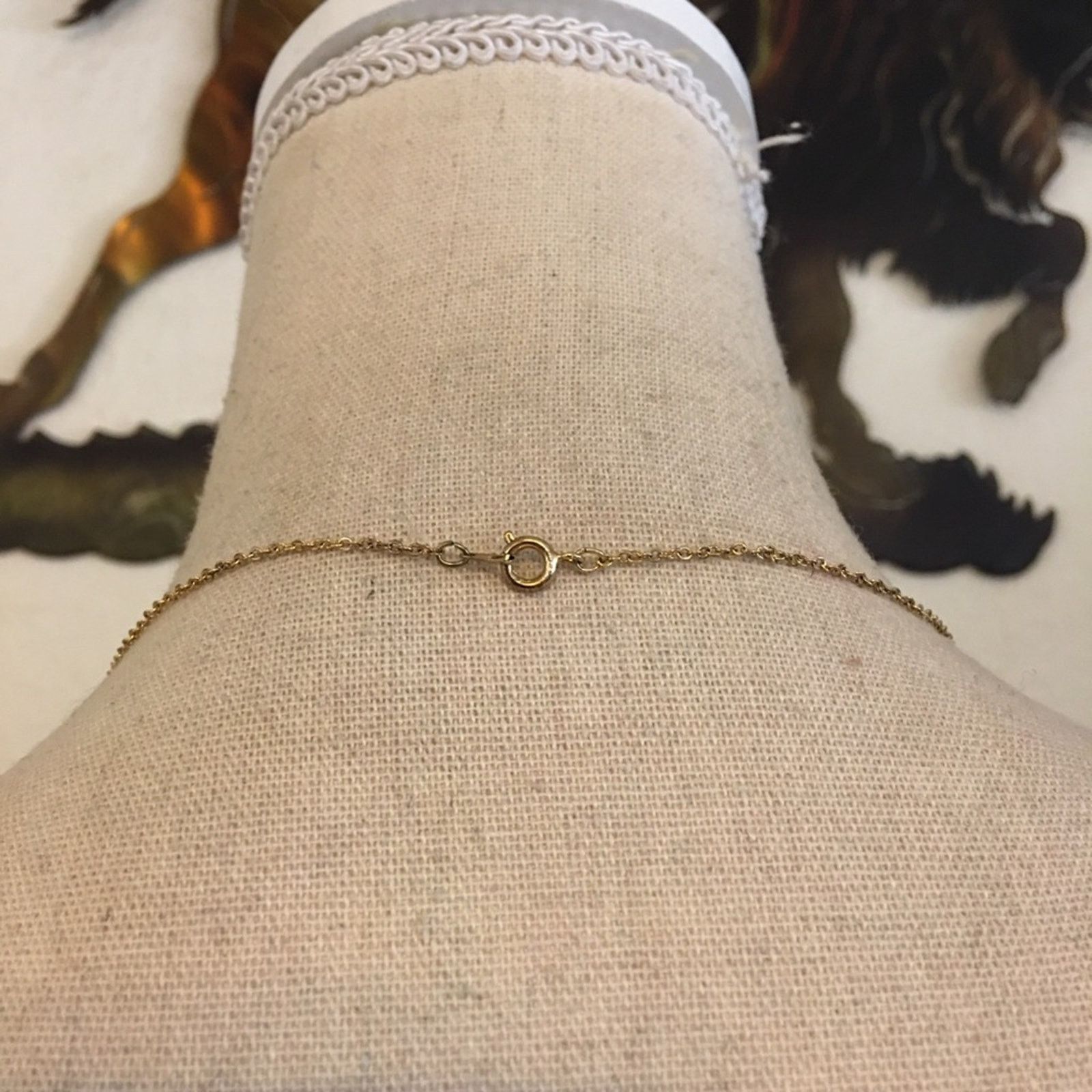 Vintage Vintage 80s 8mm round clear CZ necklace Size ONE SIZE - 5 Thumbnail