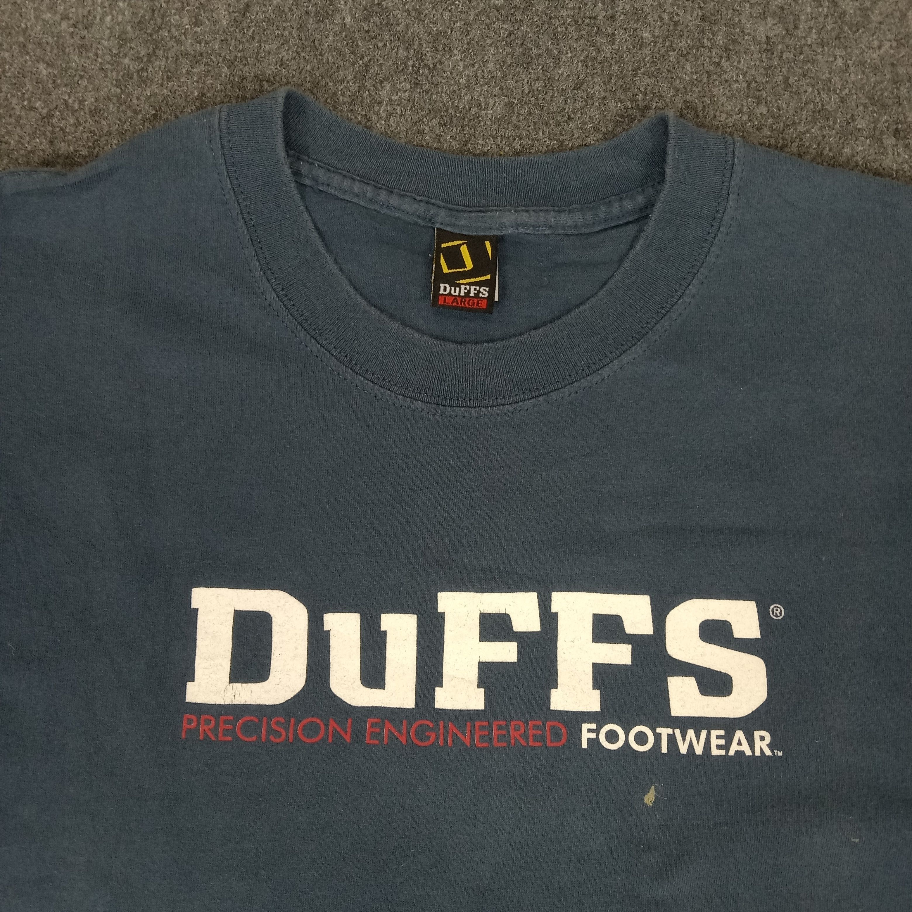Vintage Duffs Precision Engineered Footwear Tshirt Size US L / EU 52-54 / 3 - 2 Thumbnail