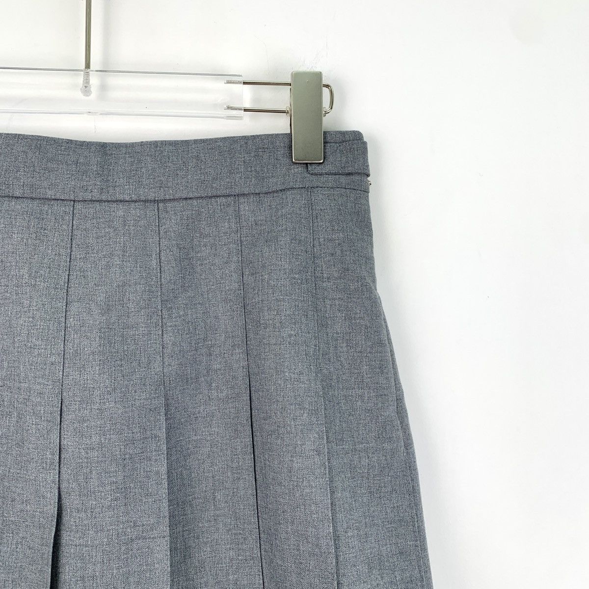 Thom Browne Thom Browne Grey Wool Casual Pleated Skir K26WX Size 27" / US 4 / IT 40 - 3 Thumbnail
