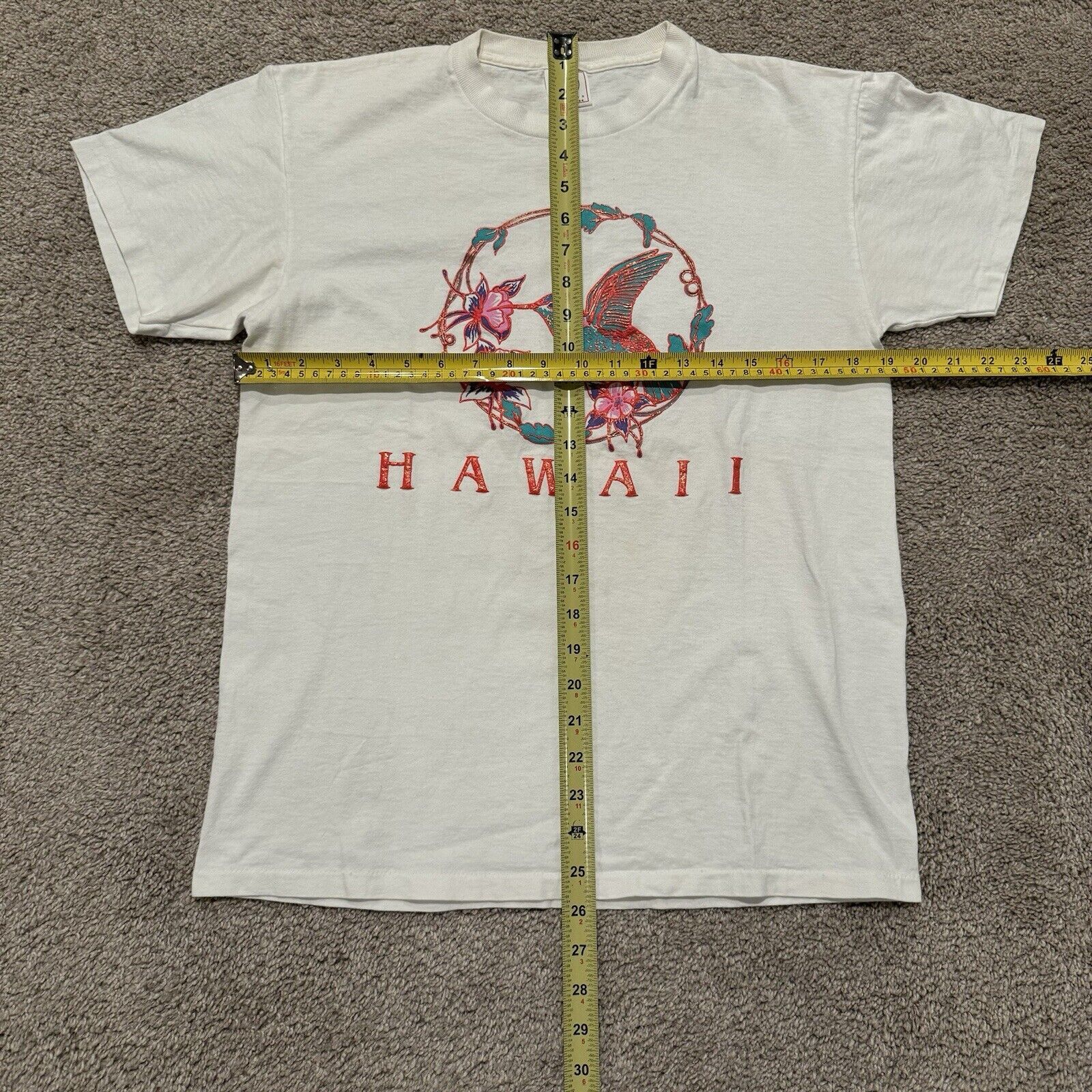 Delta Vintage 90s Single Stitch Hawaii Hummingbird T-shirt Size M Size US M / EU 48-50 / 2 - 5 Thumbnail