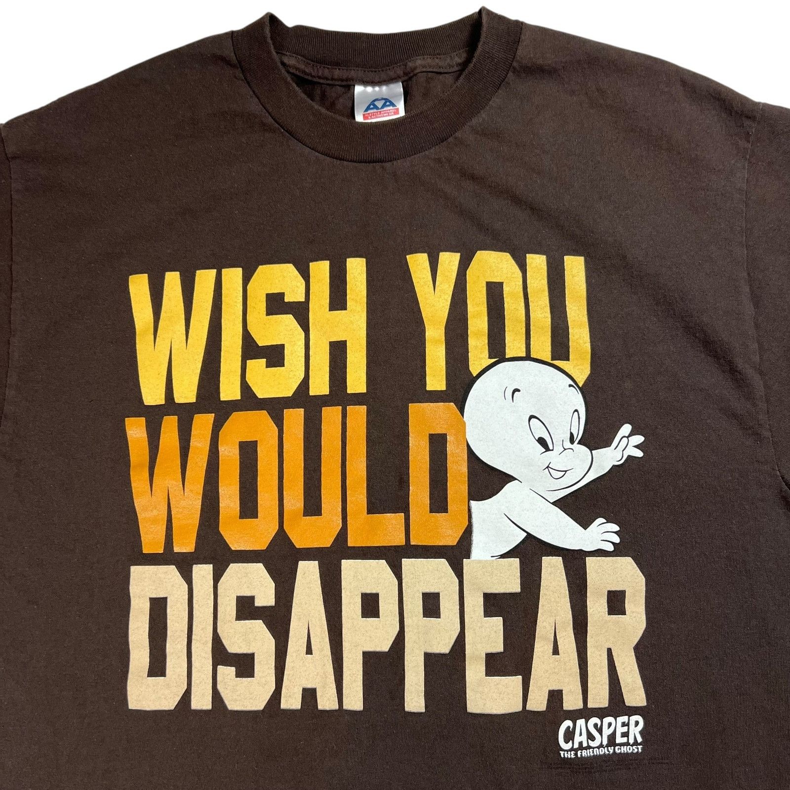 Vintage Vintage Y2K Casper The Ghost Wish You Would Disappear tee Size US L / EU 52-54 / 3 - 2 Thumbnail
