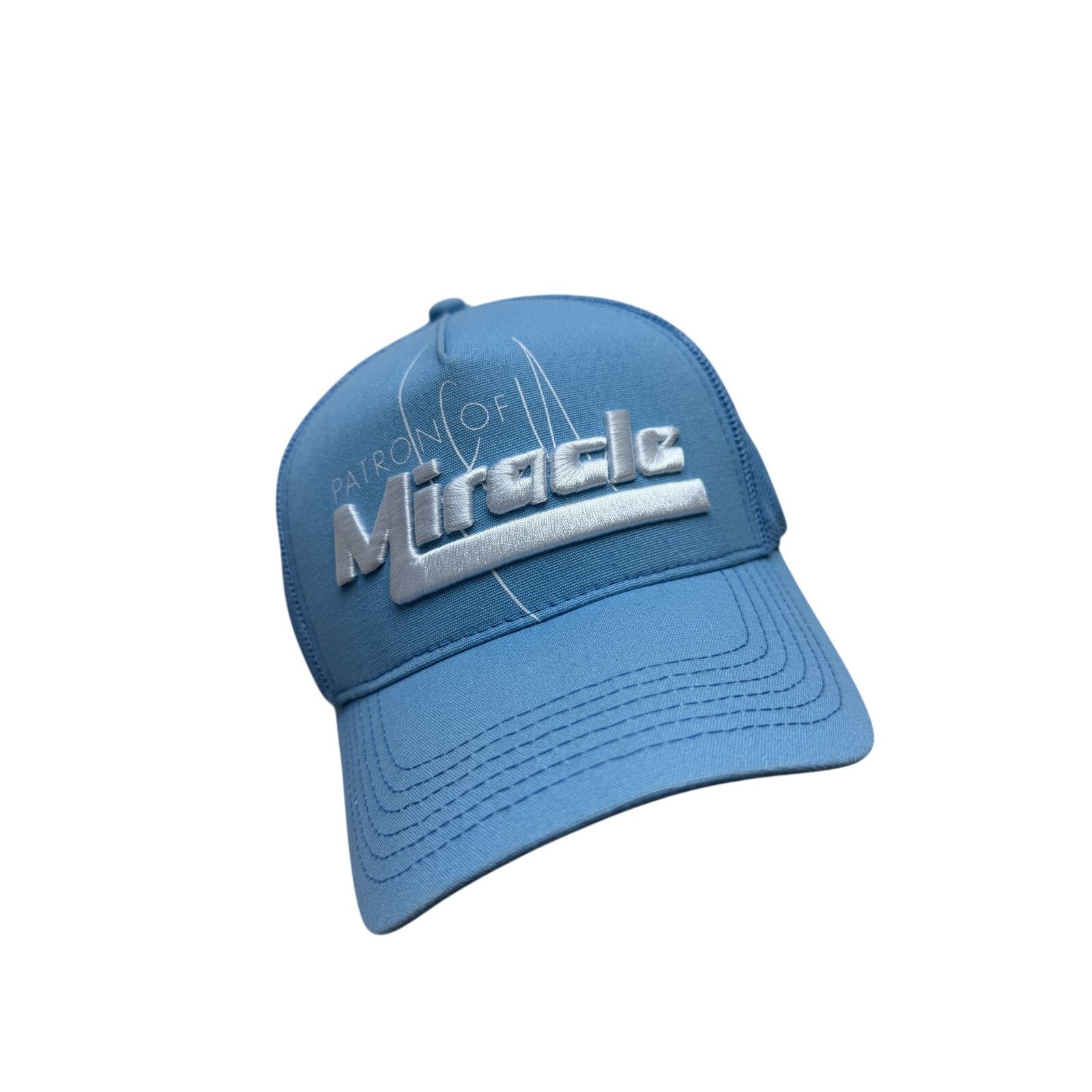 Nahmias x Patron of the New Miracle Academy Blue Trucker Hat