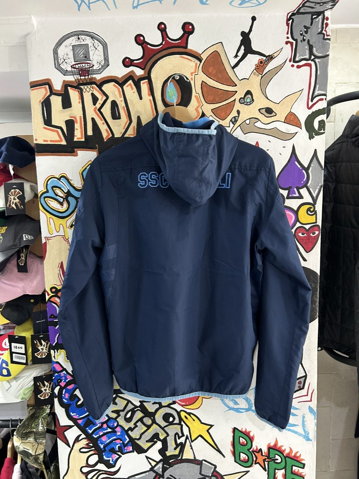 Macron Napoli Track Jacket Size US S / EU 44-46 / 1 - 2 Thumbnail