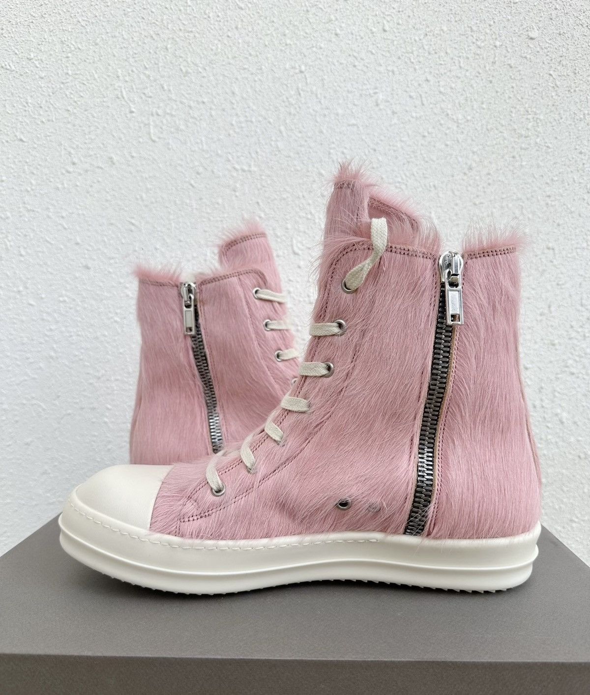 Rick Owens Rick Owens DRKSHDW x Converse Pink Horse Hair Size US 8.5 / EU 41-42 - 7 Thumbnail