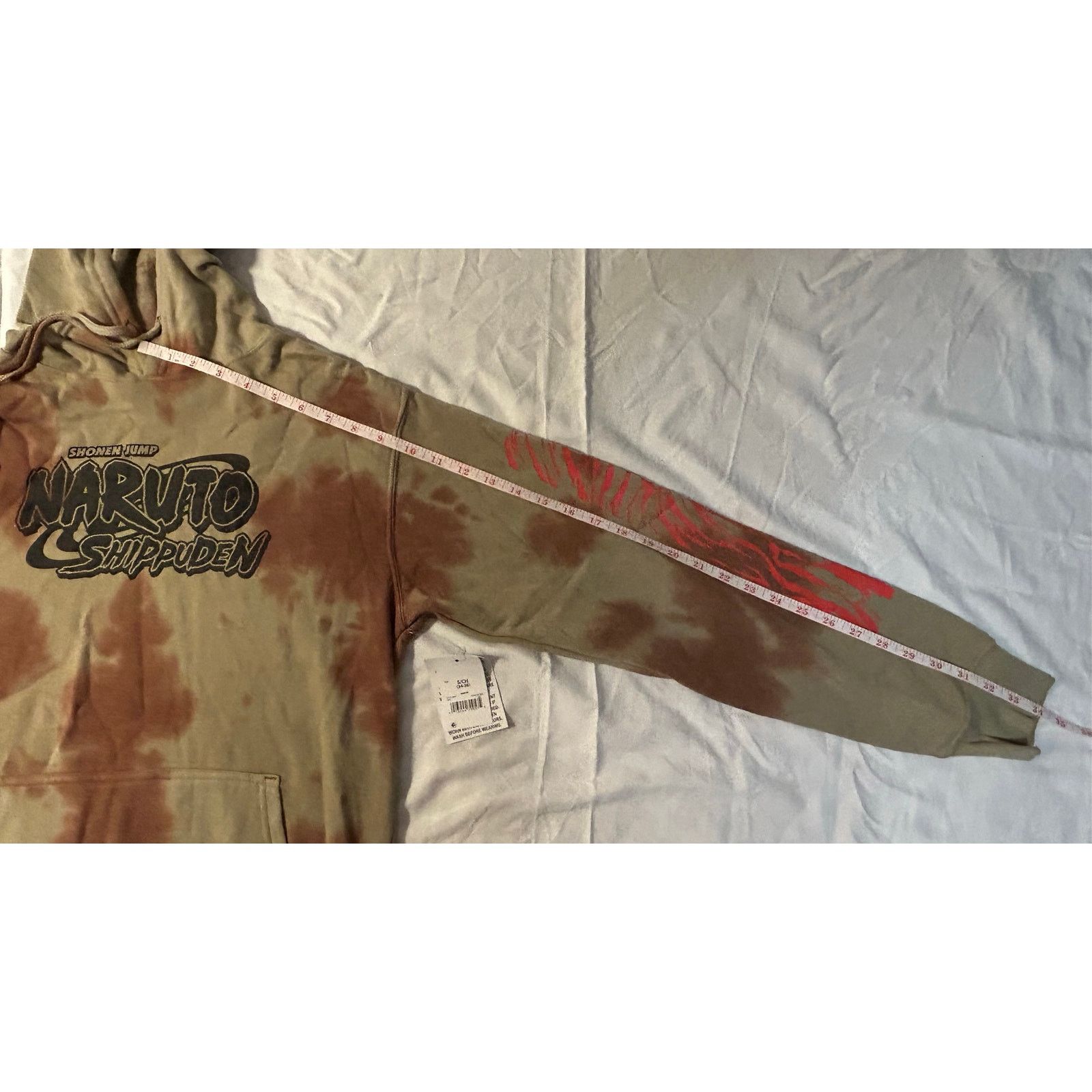Other Vintage 2002 Naruto S Beige Tie Dye Double Sided Sweatshirt Size US S / EU 44-46 / 1 - 5 Thumbnail