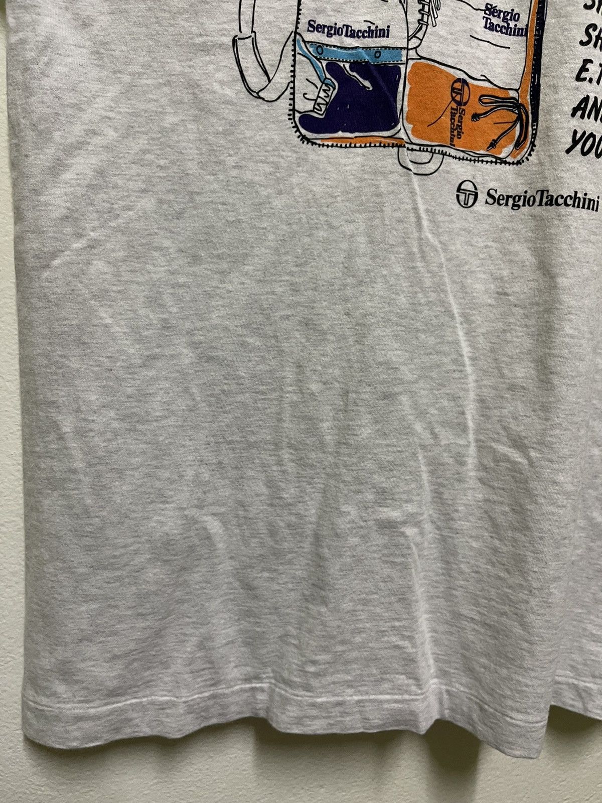 Sergio Tacchini × Vintage Sergio Tacchini Printed T Shirt Size US L / EU 52-54 / 3 - 16 Thumbnail
