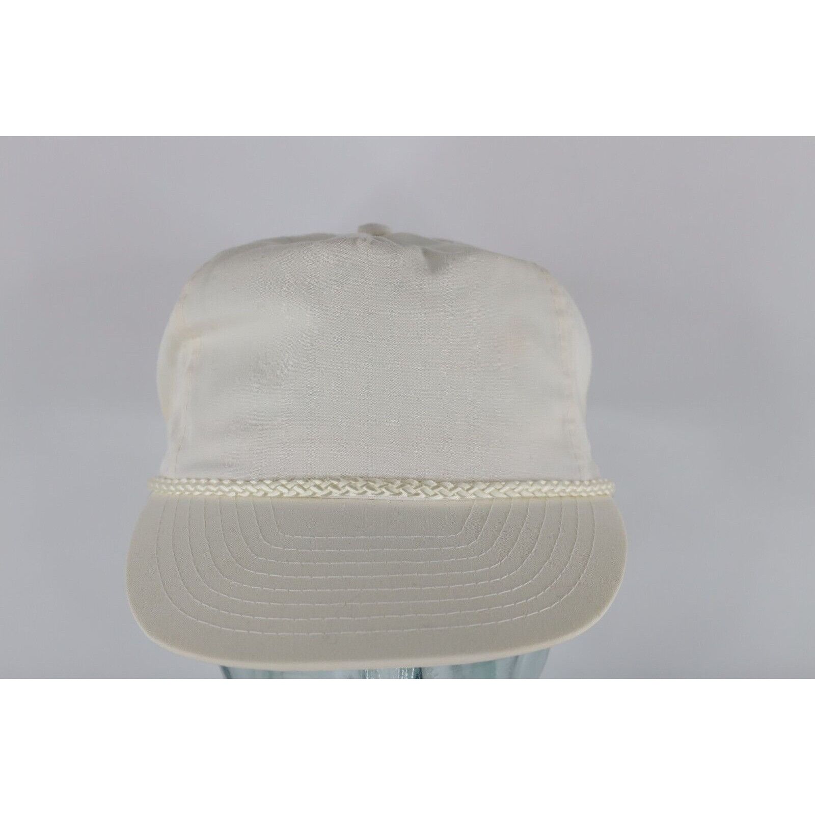 Vintage Deadstock Vintage 90s Streetwear Roped Zipper Strapback Hat Size ONE SIZE - 1 Thumbnail
