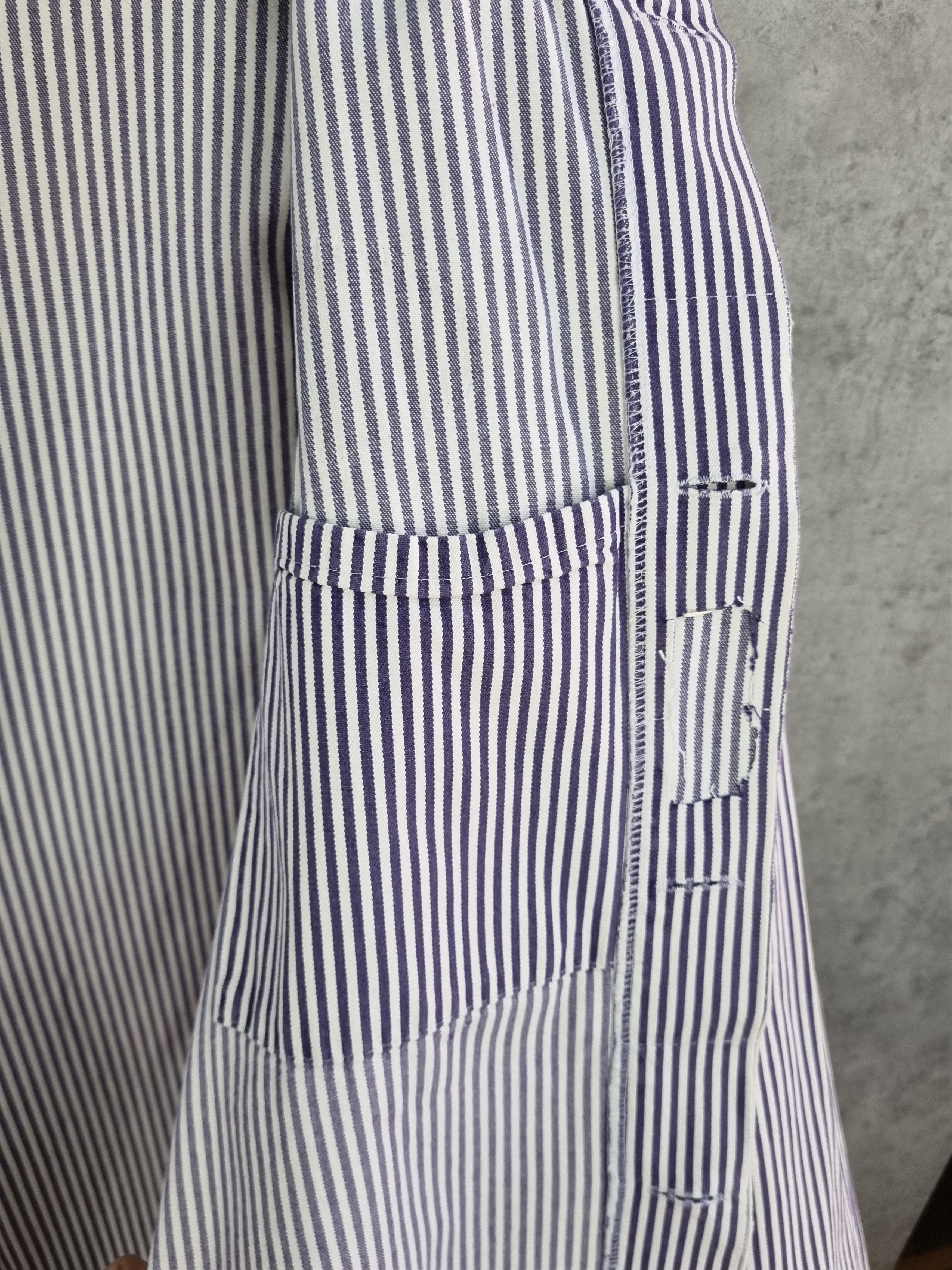 Le Laboureur × Vetra Vintage Striped Sailing Marina Worker German Light Jacket Size US XXL / EU 58 / 5 - 13 Thumbnail