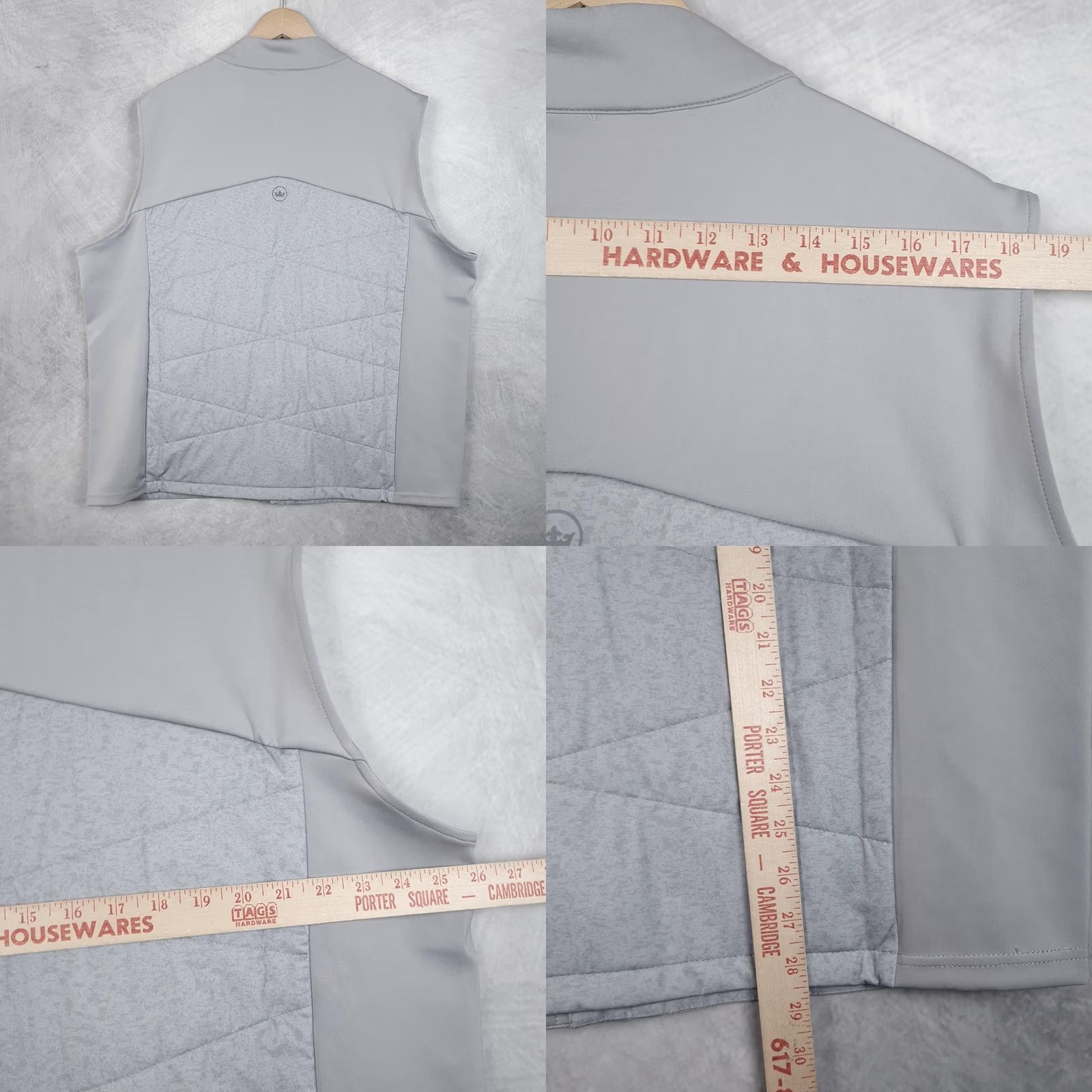 Peter Millar VINTAGE Peter Millar Fuse Vest Mens 2XL Gray Quilted BJ's Performance Golf Size US XXL / EU 58 / 5 - 9 Thumbnail