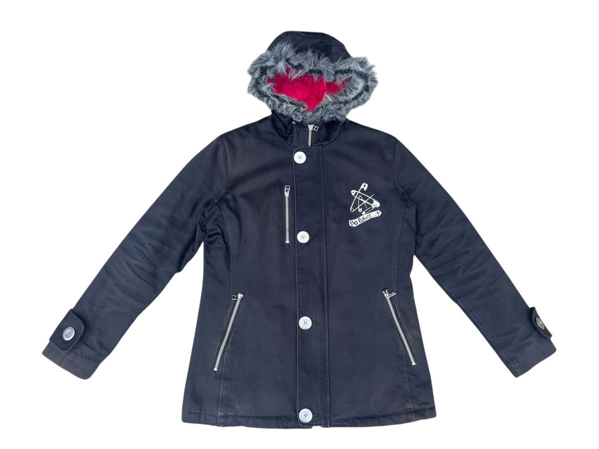 No Future Vintage No Future Japan Sun Fade Black Hoodie Parka Jacket Size US M / EU 48-50 / 2 - 8 Thumbnail