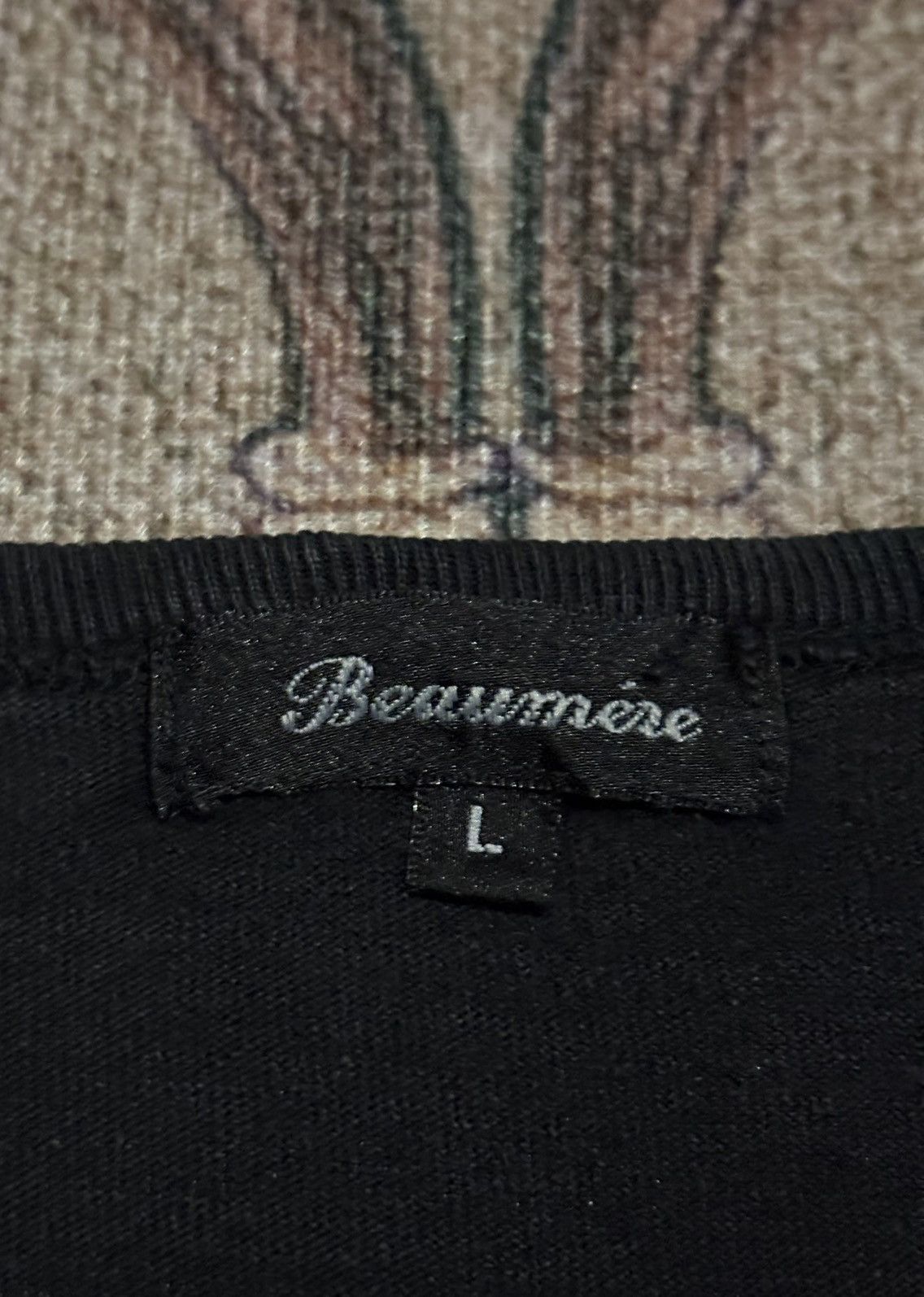 Beauty Beast × If Six Was Nine × Japanese Brand Japanese Brand Beaumere Spellout Long Sleeve T-Shirt Size US M / EU 48-50 / 2 - 4 Thumbnail