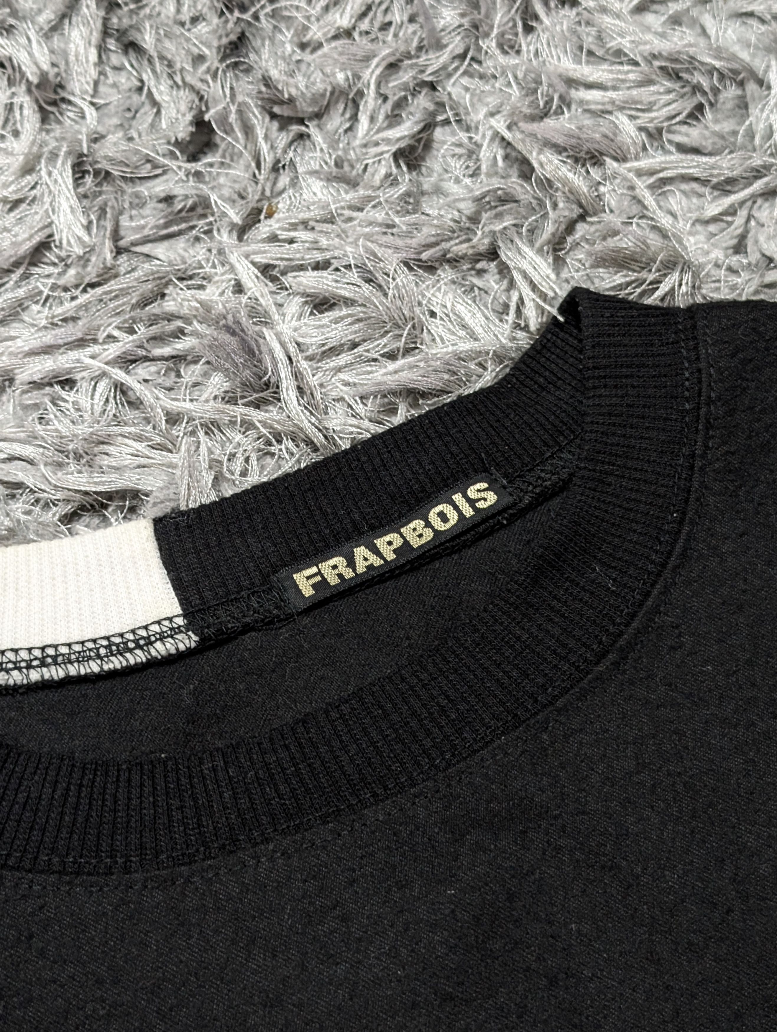 Frapbois Vintage Frapbois Japan False Black Sweatshirts Pullover Size US L / EU 52-54 / 3 - 7 Thumbnail