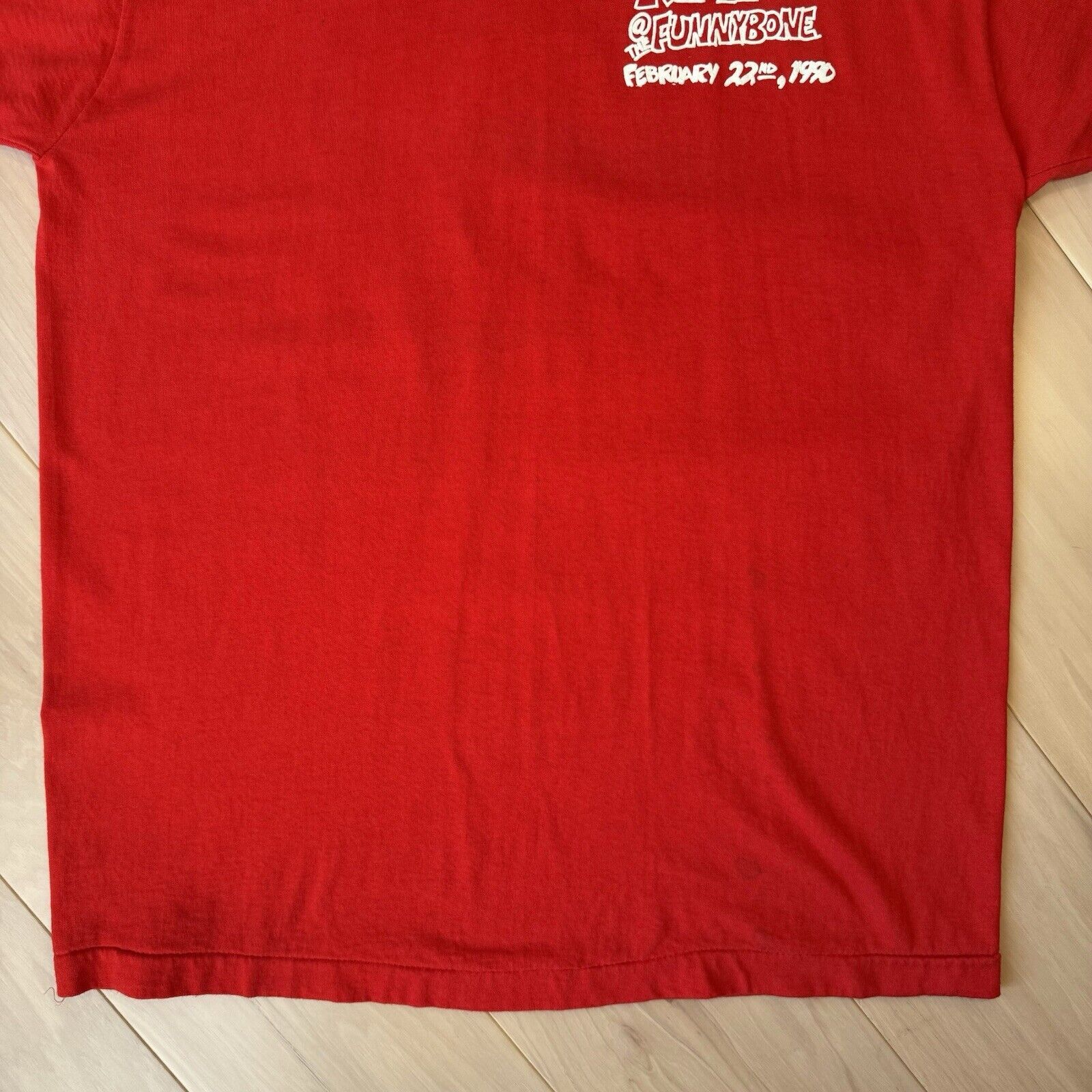 Vintage Vintage College Frat Shirt XL Red 90s Funny Bone Cartoon Run Size US XL / EU 56 / 4 - 4 Thumbnail