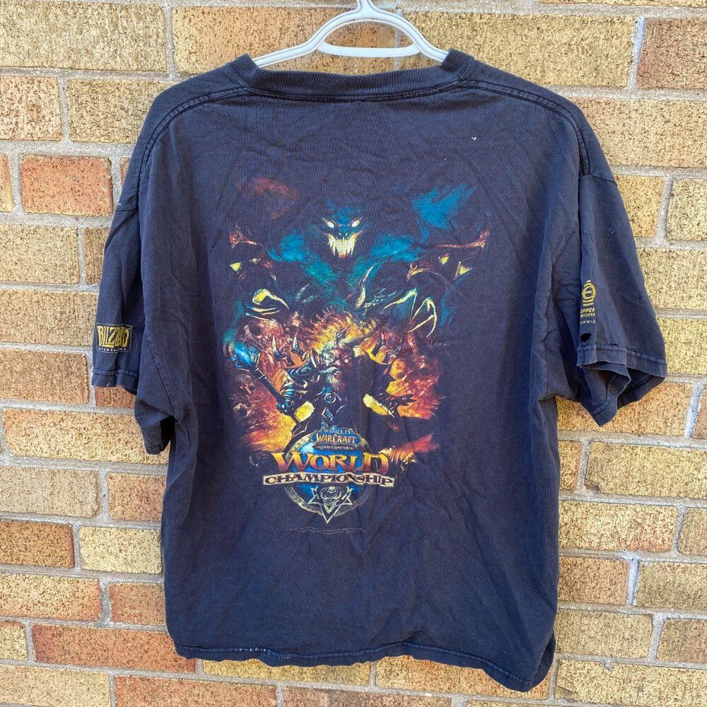 Vintage RARE World of Warcraft Championships Competitor T Shirt XL Size US L / EU 52-54 / 3 - 2 Thumbnail