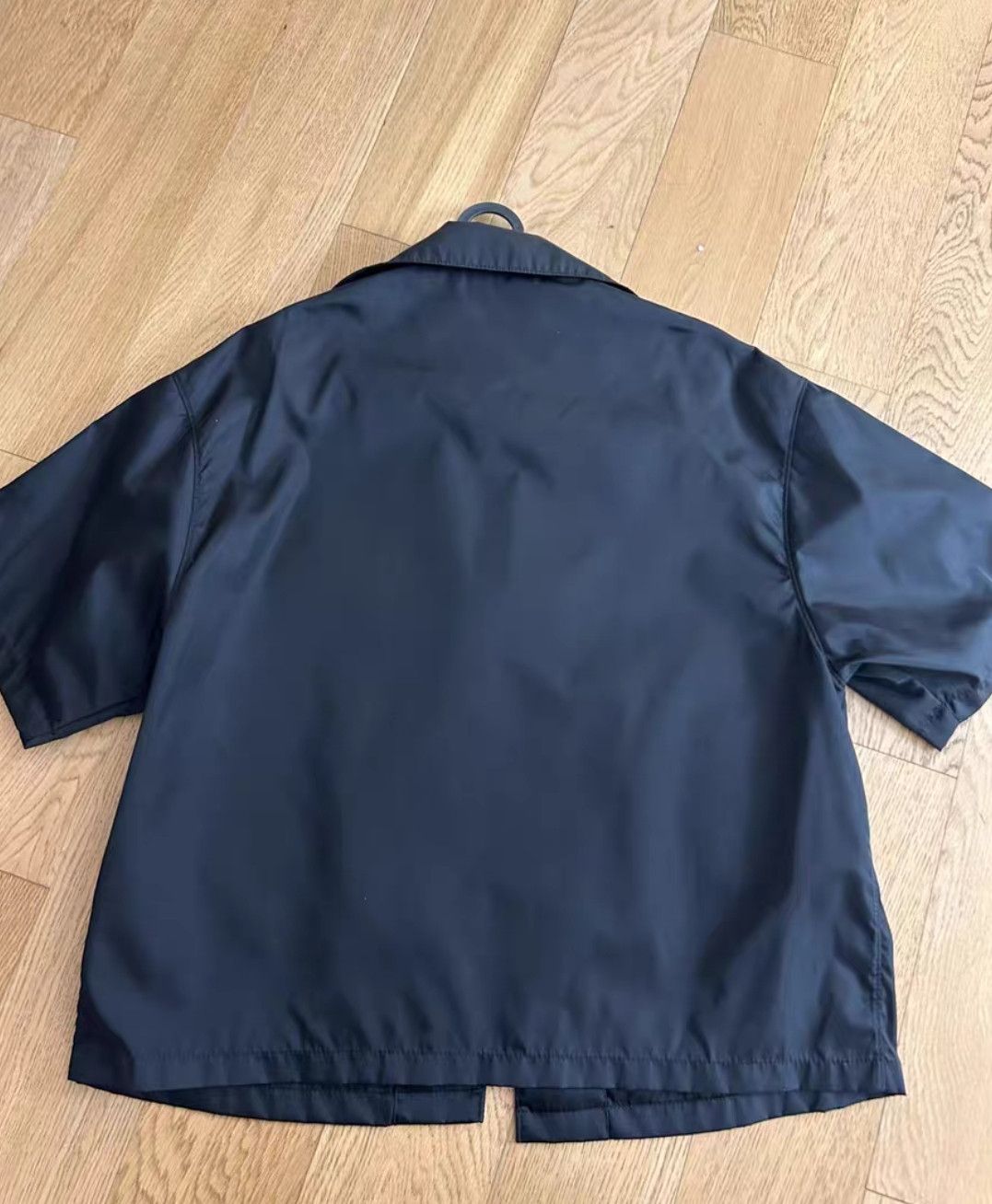 Prada Prada Black Logo Loose Fit Short Sleeve Shirt-2506 Size US XS / EU 42 / 0 - 11 Thumbnail