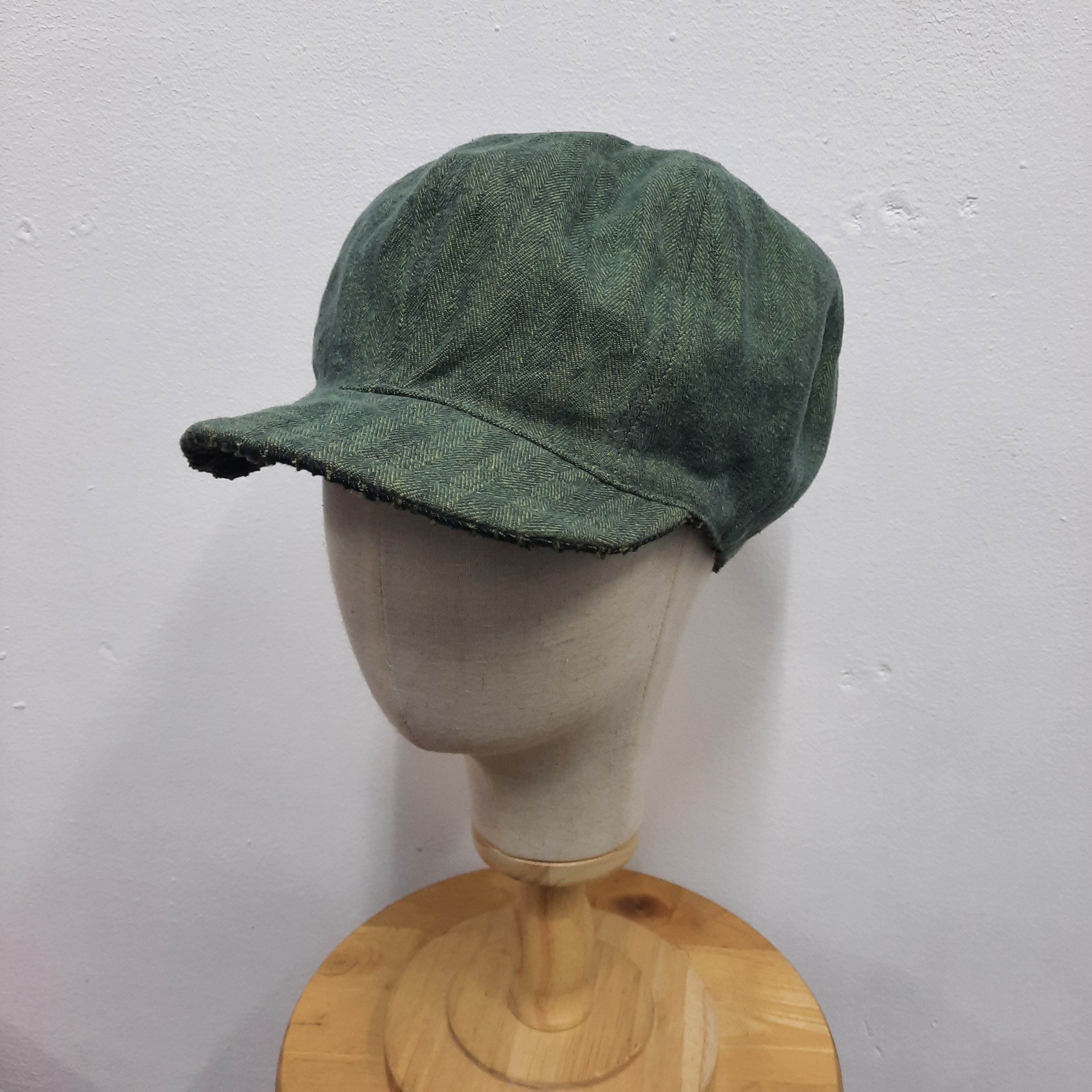 Japanese Brand 🪡 Japanese brand sashiko 2 away soft visor work hat Size ONE SIZE - 5 Thumbnail