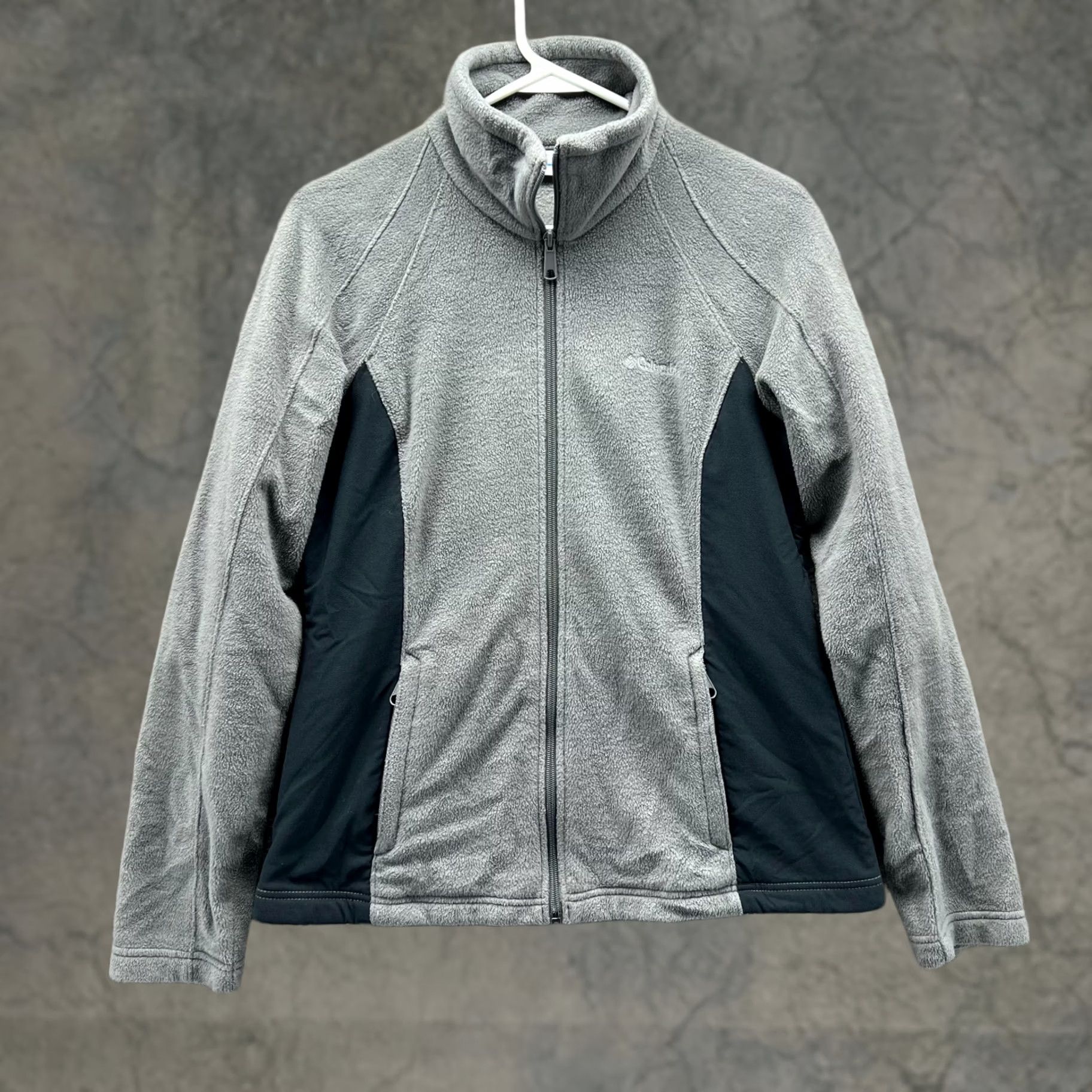 Vintage VINTAGE Columbia Jacket Womens M Gray Full Zip Fleece Benton Outdoors Casual Travel 90s Mens Womens Girls Size M / US 6-8 / IT 42-44 - 1 Thumbnail
