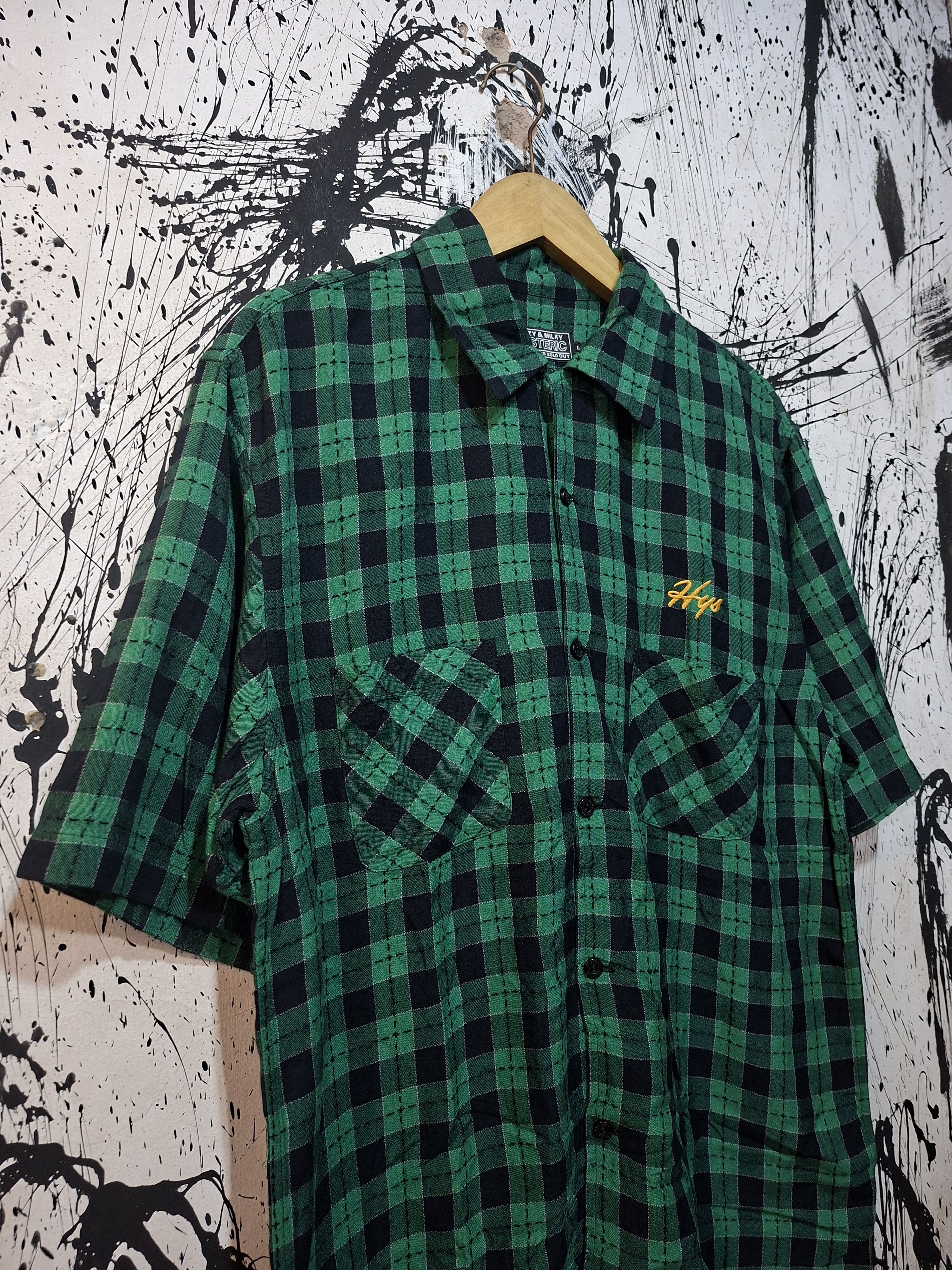 Hysteric Glamour HYSTERIC GLAMOUR KINKY PLAID CHECKERED BUTTON UP SHIRT Size US L / EU 52-54 / 3 - 5 Thumbnail