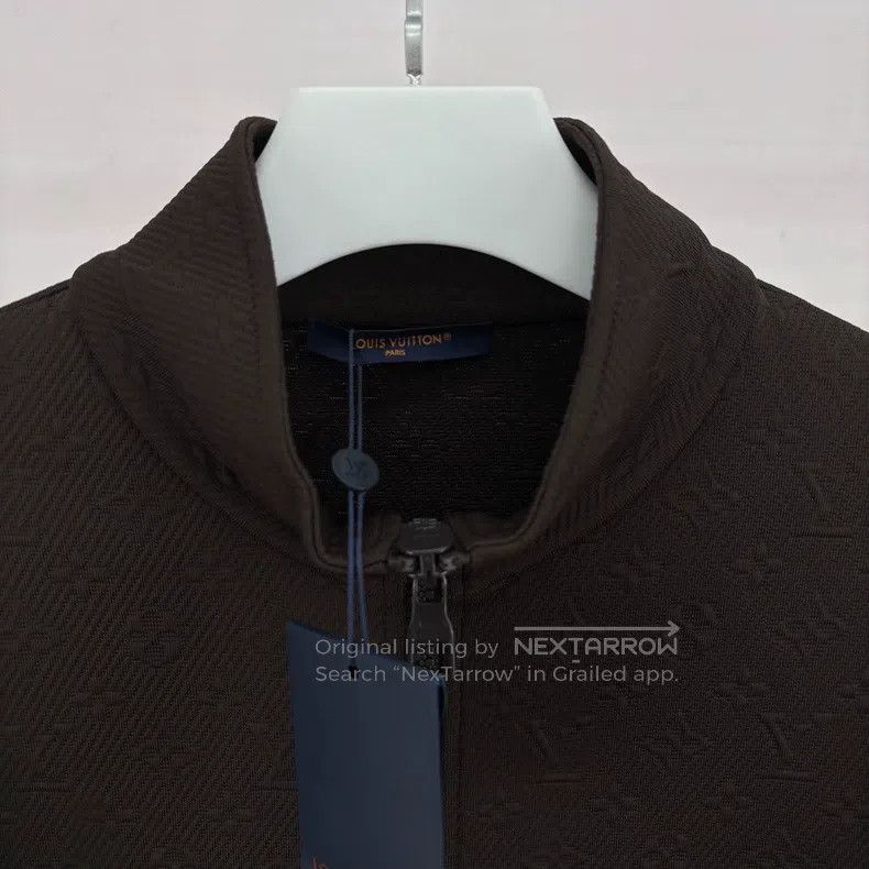 Louis Vuitton Louis Vuitton SS 24 brown embossed full logo jacket Size US XL / EU 56 / 4 - 3 Thumbnail