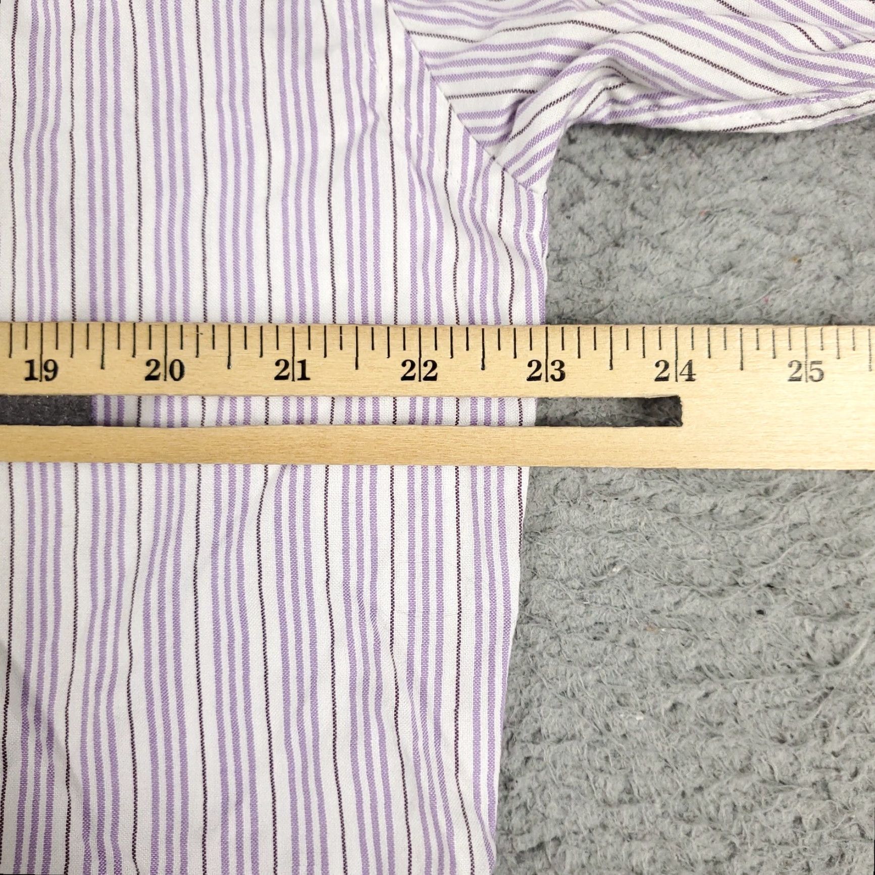 Tommy Hilfiger Tommy Hilfiger Shirt Mens L Purple Striped Button-Up Long Sleeve Casual Business Formal Party/Cocktail Workwear Size US L / EU 52-54 / 3 - 6 Thumbnail