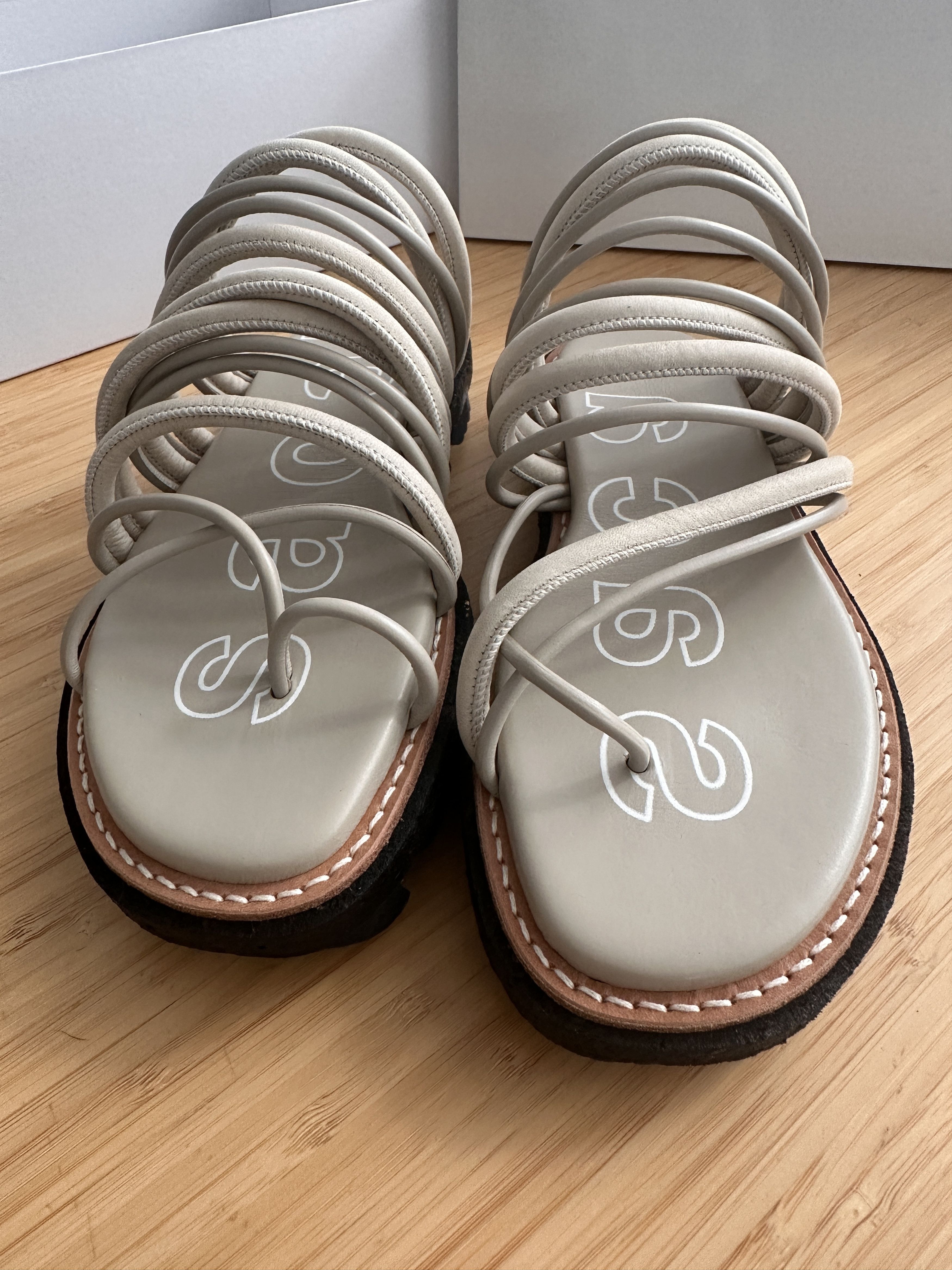 Sacai Sacai - Tube Strap Chunky Sandals Size US 8 / IT 38 - 3 Thumbnail