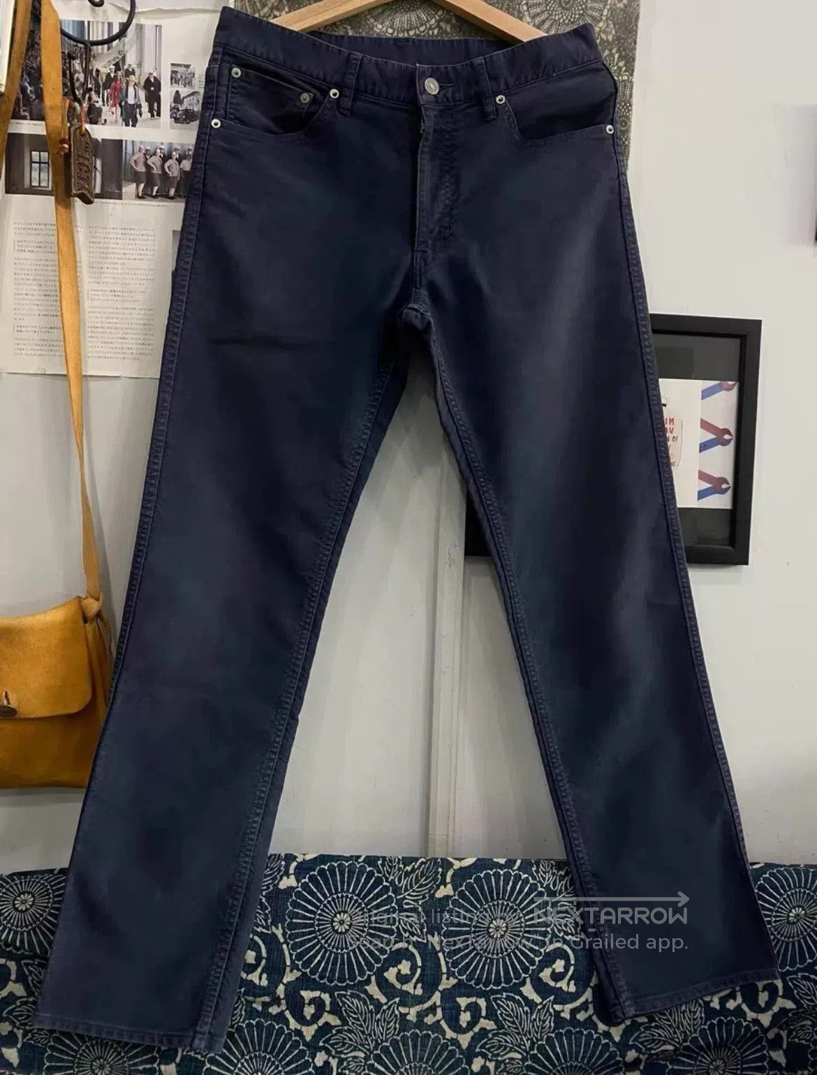 Visvim slim contrast dyed corduroy casual pants. Size US 26 / EU 42 - 1 Thumbnail