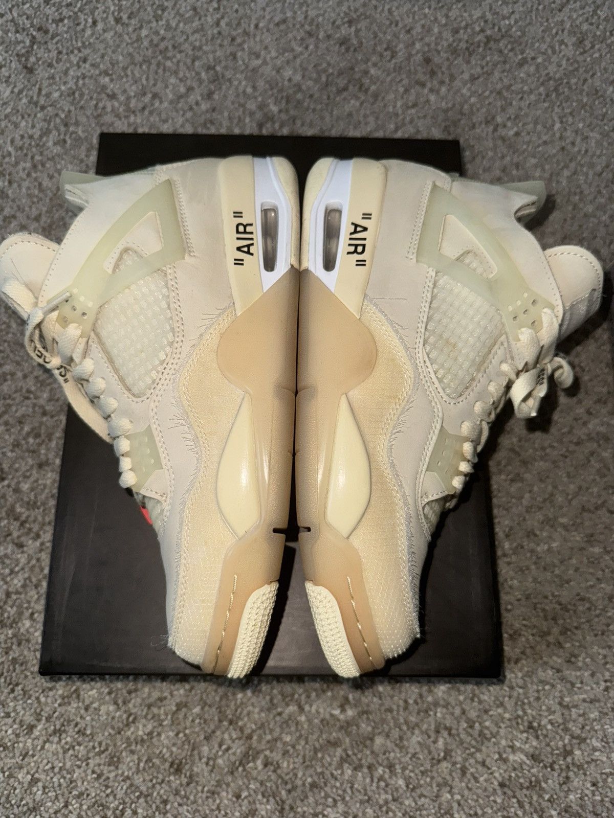 Off-White Off White Air Jordon 4 Retro Size US 9 / IT 39 - 5 Thumbnail