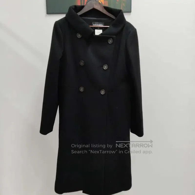 Chanel Chanel XL Winter Black Long Coat . Size XL / US 12-14 / IT 48-50 - 1 Thumbnail