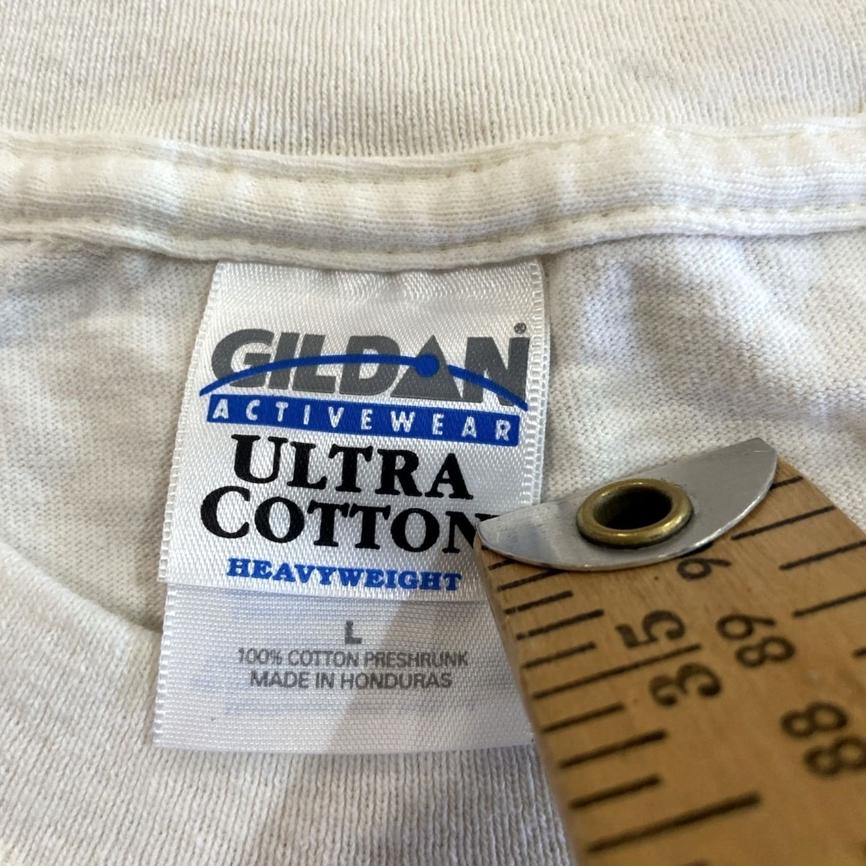 Fruit Of The Loom VINTAGE 2002 Engelbert Humperdinck definition of love T Shirt Large Mens White Cotton 1990s Fruit of the Loom Regular Size L Size US L / EU 52-54 / 3 - 3 Thumbnail