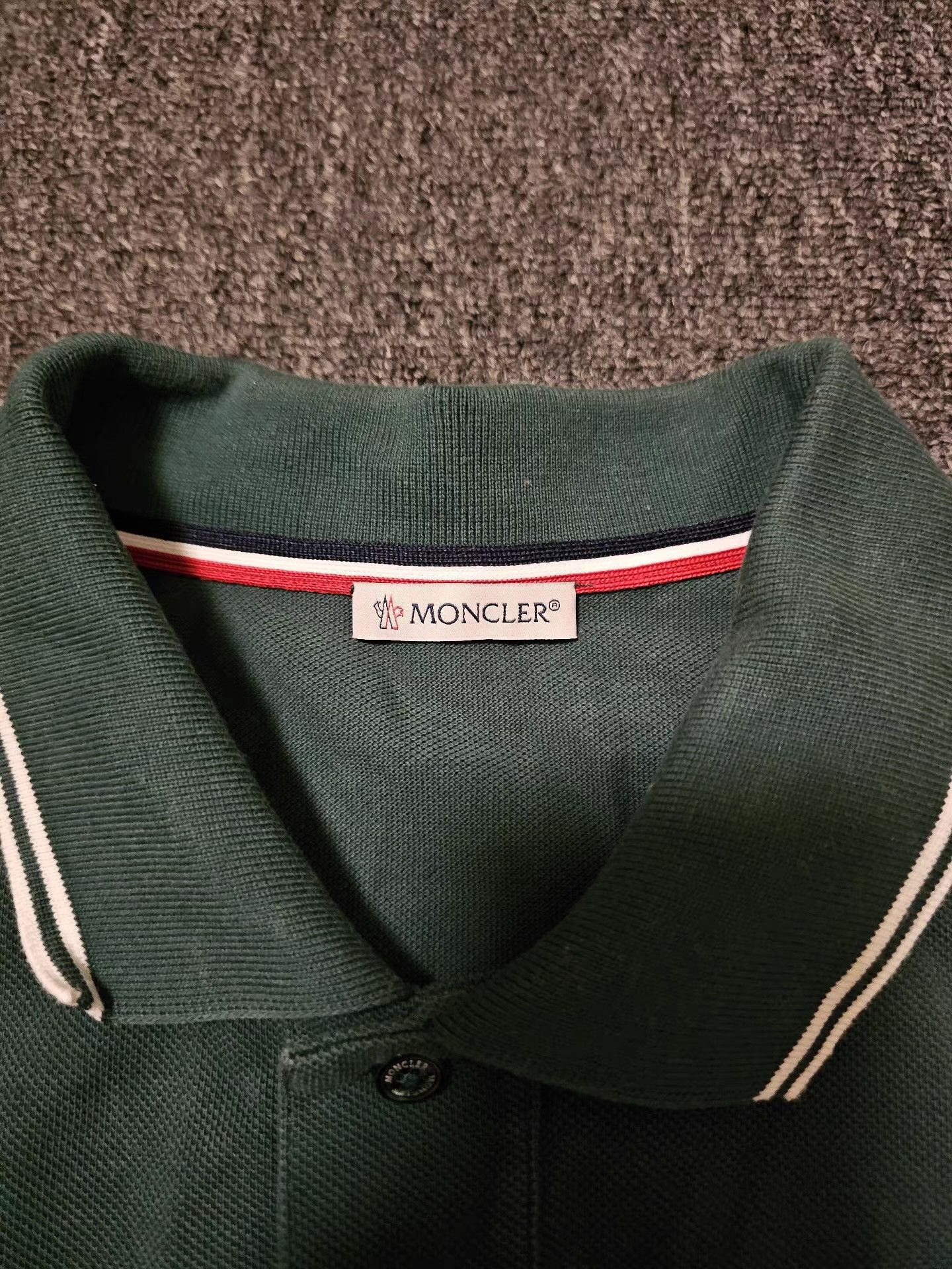 Moncler Moncler green short-sleeve polo shirt Size US M / EU 48-50 / 2 - 4 Thumbnail