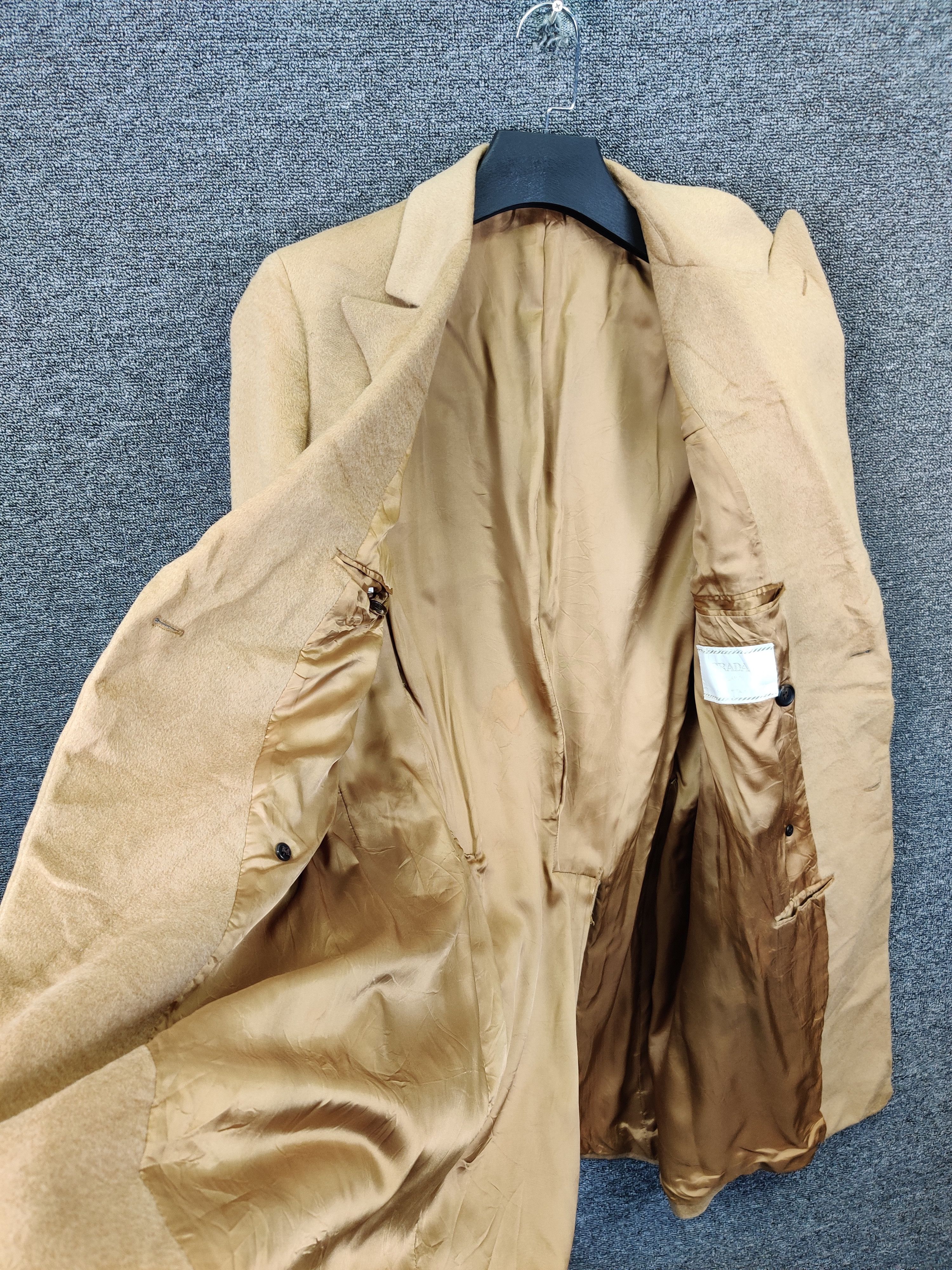 Prada Vintage Prada Wool Double Breasted Long Coat Size US M / EU 48-50 / 2 - 7 Thumbnail