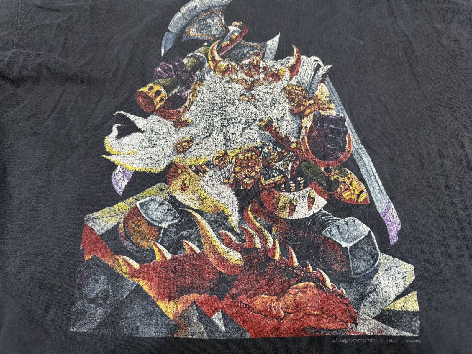 Vintage Vintage 90s 2000s White Dwarf Magazine Comics Game T Shirt Size US XXL / EU 58 / 5 - 3 Thumbnail