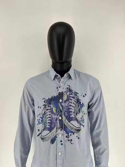 Designer Men’s Desigual shirts white long sleeve size S Size US S / EU 44-46 / 1 - 5 Thumbnail
