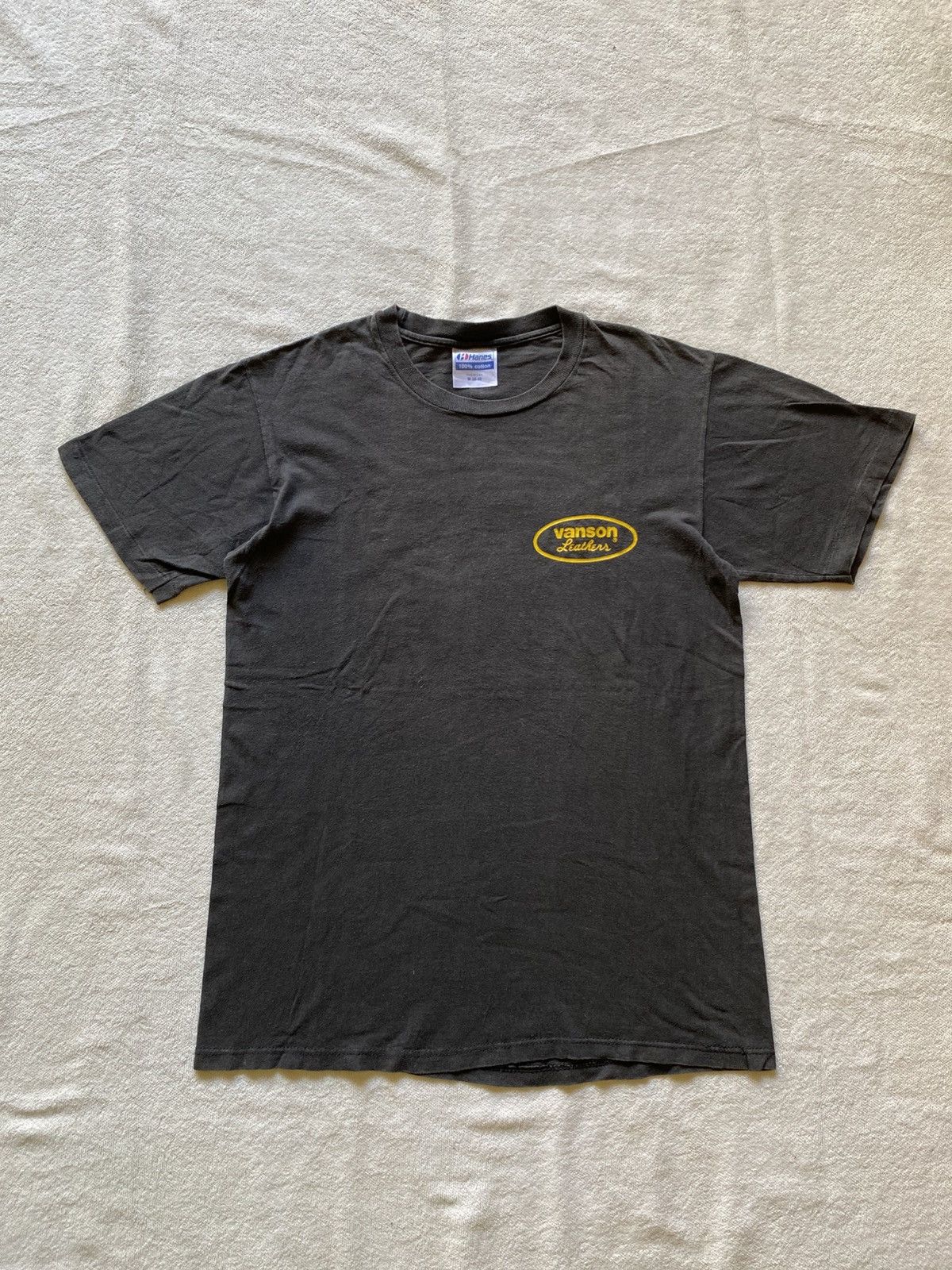 Vanson Leathers Vintage Faded Vanson Leather Tshirt by Hanes Size US M / EU 48-50 / 2 - 1 Thumbnail