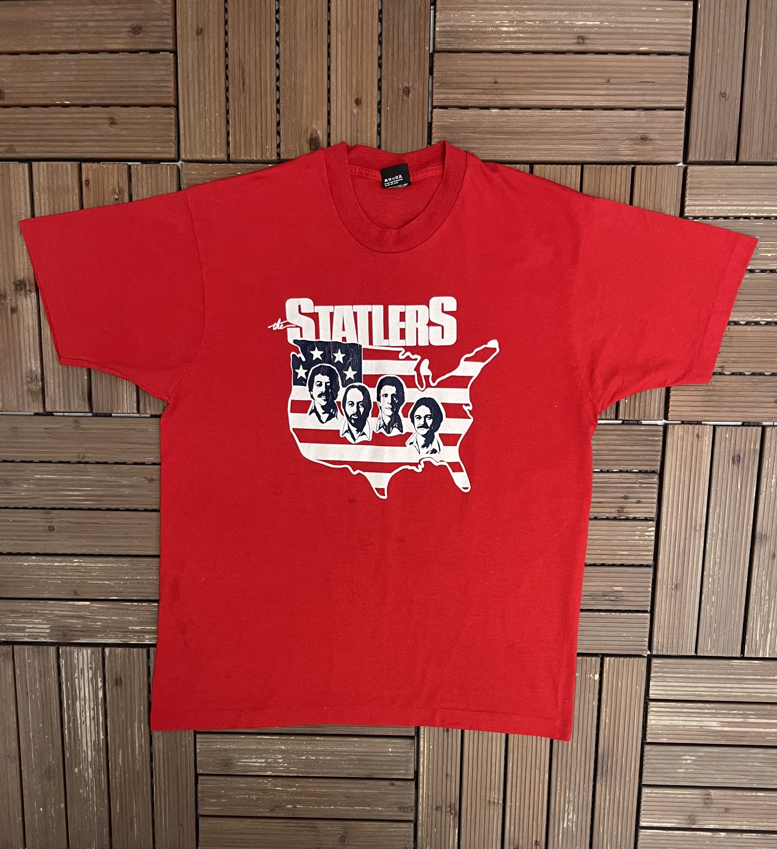 Vintage The Statler Brothers Vintage Red T-Shirt Tee Size US XL / EU 56 / 4 - 1 Thumbnail