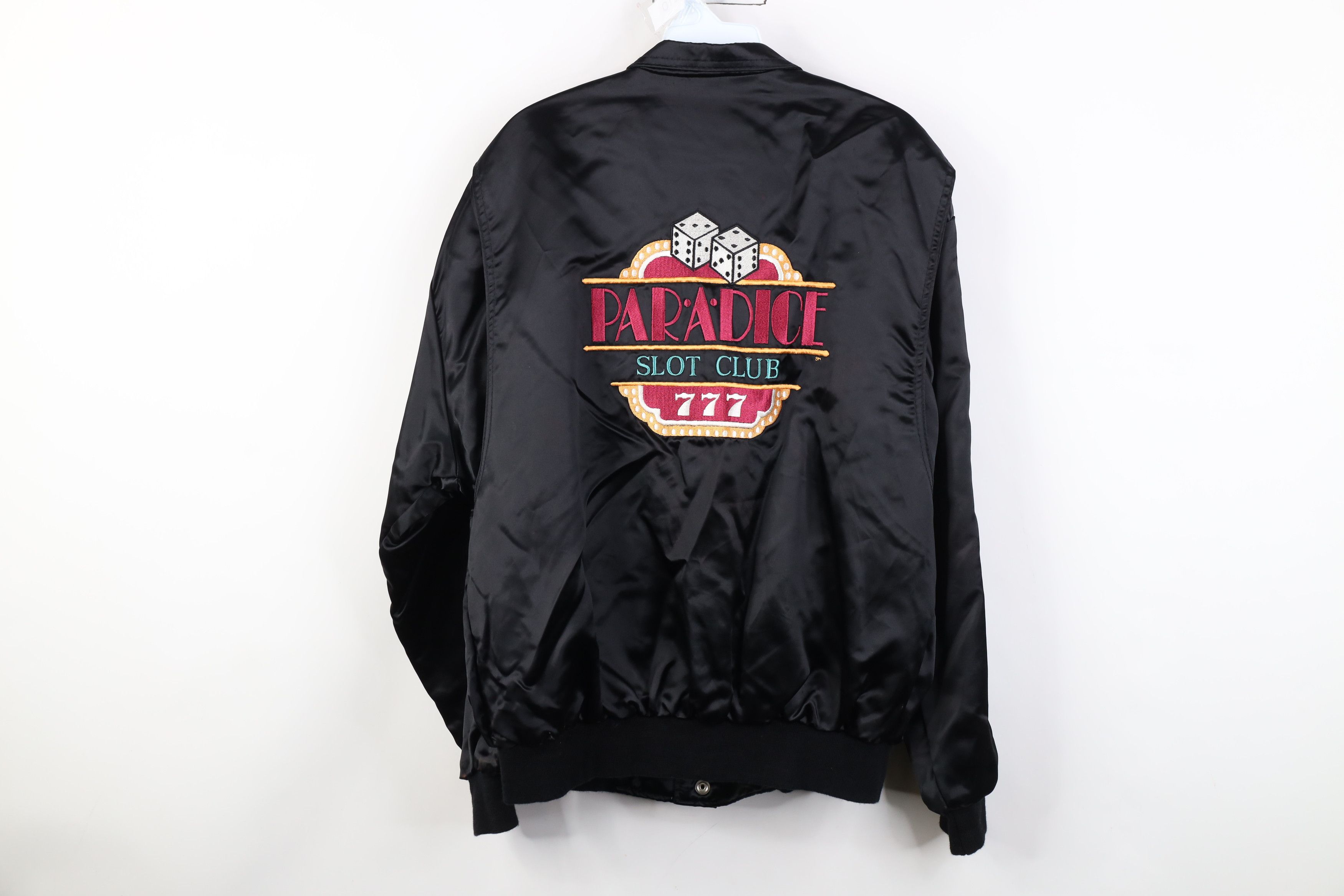 Vintage Vintage 90s Streetwear Club Casino Satin Bomber Jacket USA Size US M / EU 48-50 / 2 - 13 Thumbnail