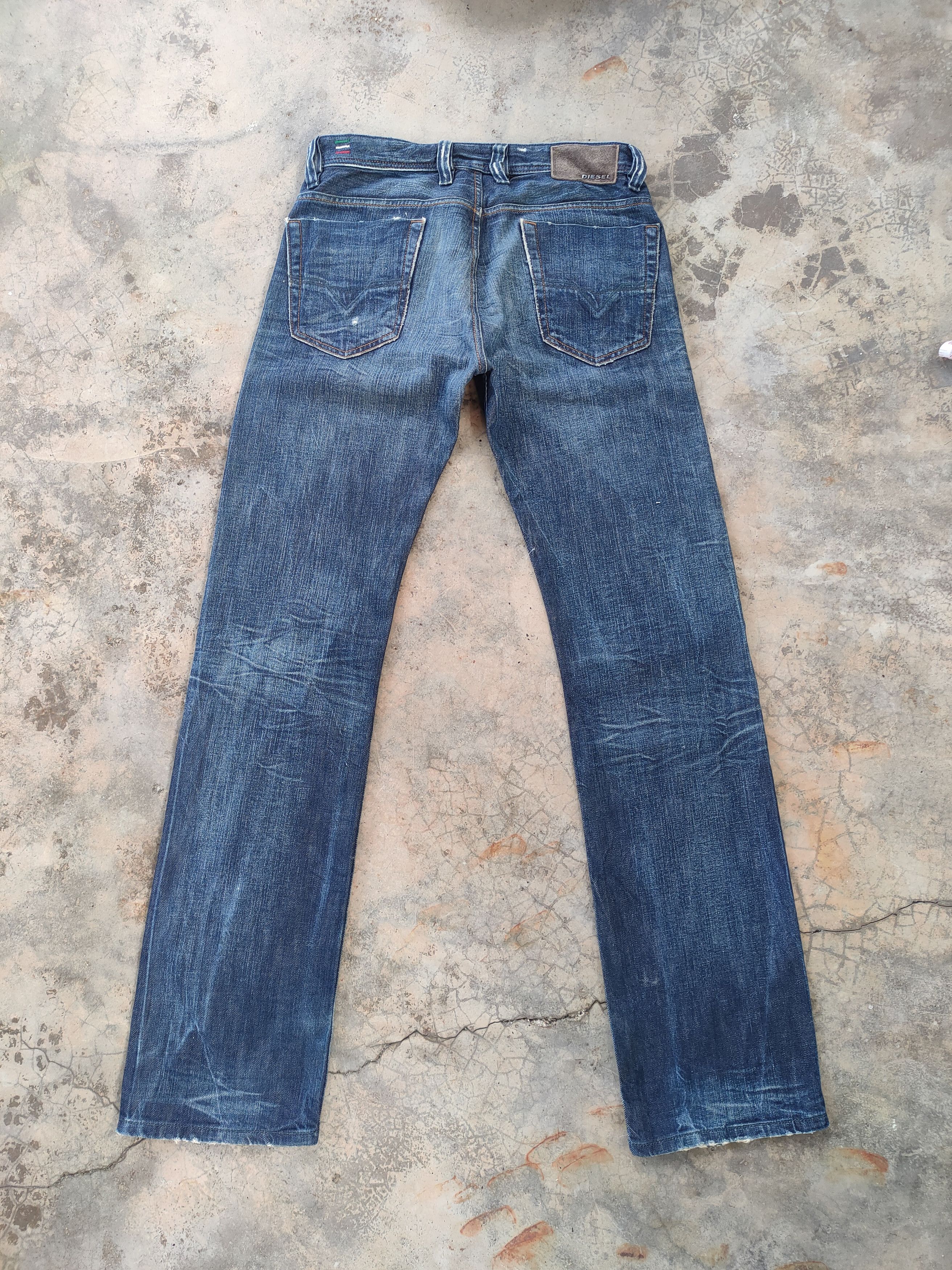 Diesel W31×34 VINTAGE DIESEL FADED RIPPED JEANS DENIM PANTS Size US 31 - 8 Thumbnail