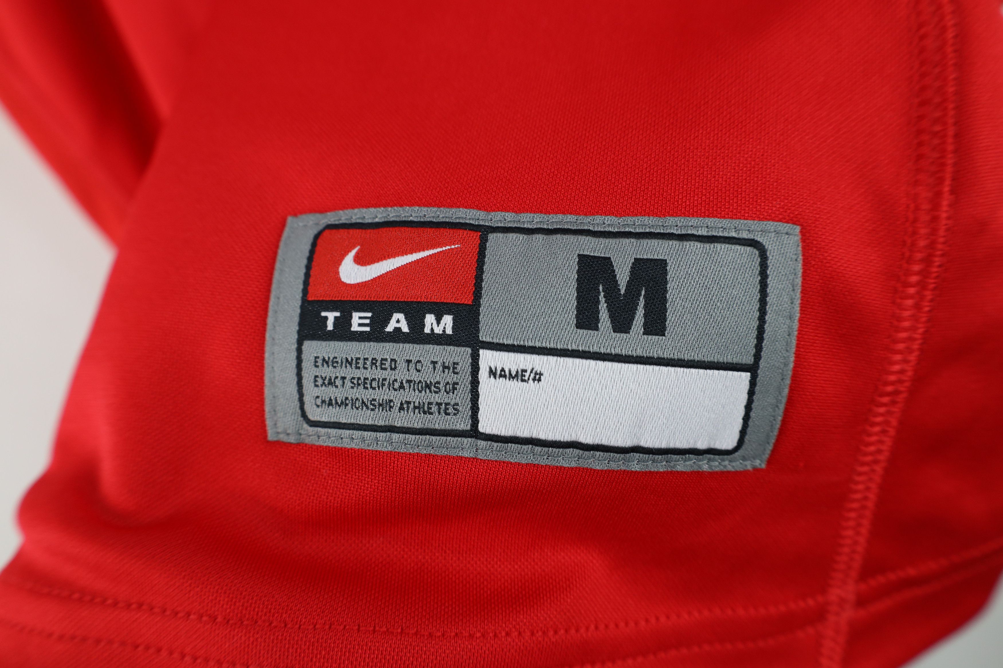 Nike Nike Issued USA Softball Short Sleeve Jersey Shirt Red #13 Size M / US 6-8 / IT 42-44 - 7 Thumbnail