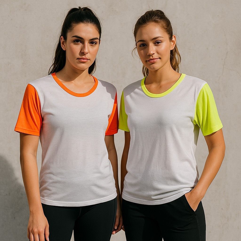 Other ON FIRE Women’s Color Block T-Shirt Bundle | Neon Yellow & N Size S / US 4 / IT 40 - 2 Thumbnail