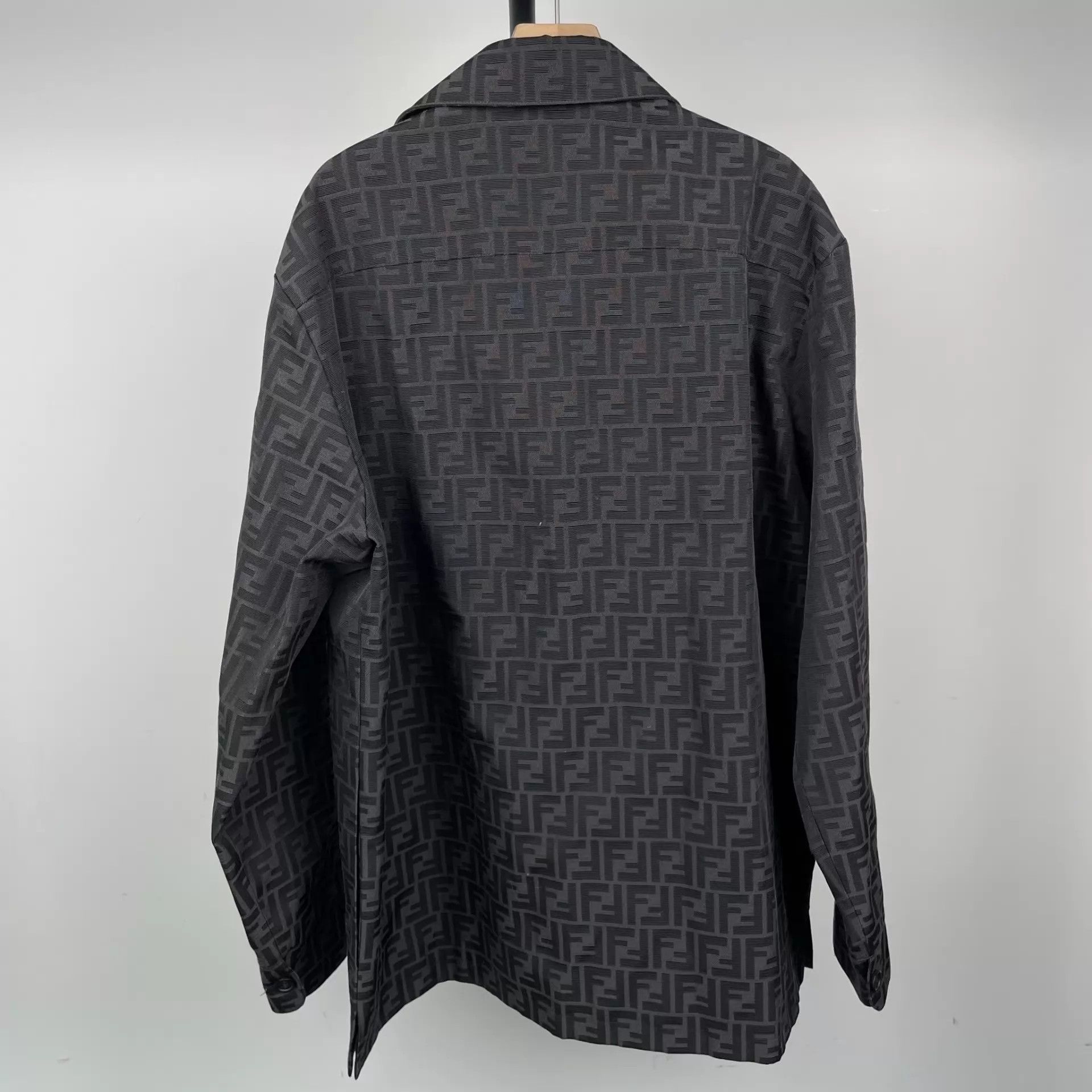 Fendi Fendi FF Monogram All Over Print Brown Jacket 50 Size US M / EU 48-50 / 2 - 2 Thumbnail