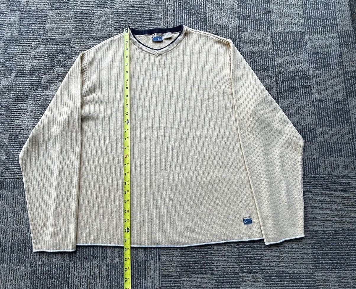 Quiksilver Quiksilver Vtg Y2K Cream Tan Knit Surf Pullover Sweater Size US L / EU 52-54 / 3 - 5 Thumbnail