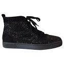 Christian Louboutin o1s1wg110924 Louis Orlato Flat High Sneaker in Black Size US 12 / EU 45 - 1 Preview