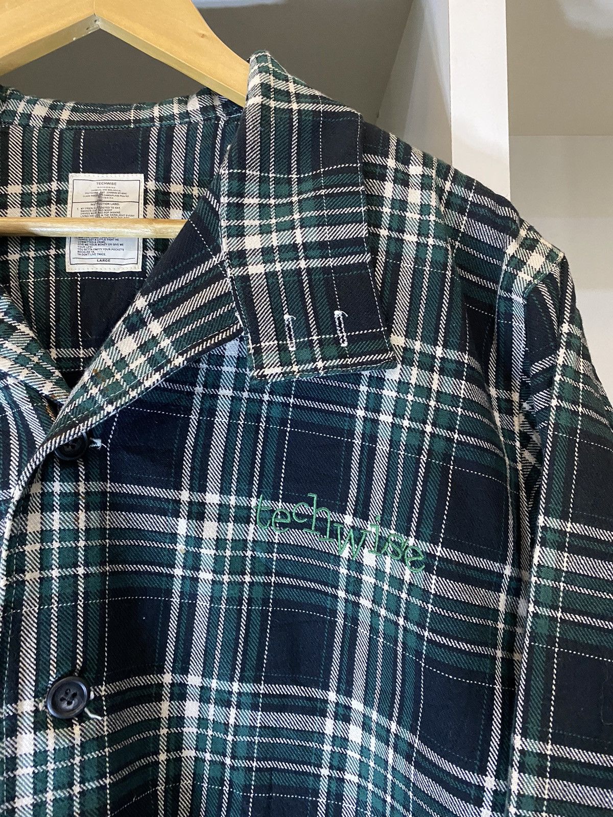 Flannel × Japanese Brand × Vintage Techwise Flannel Jacket Size US L / EU 52-54 / 3 - 11 Thumbnail