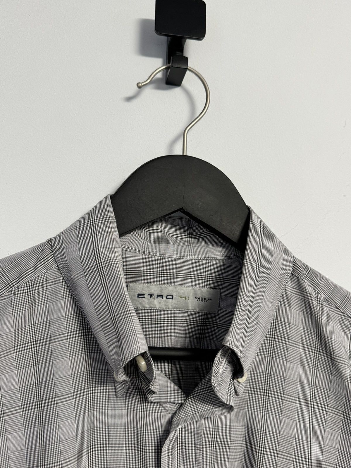 Etro Etro Button Up Shirt Gray Style Luxury Size US L / EU 52-54 / 3 - 3 Thumbnail